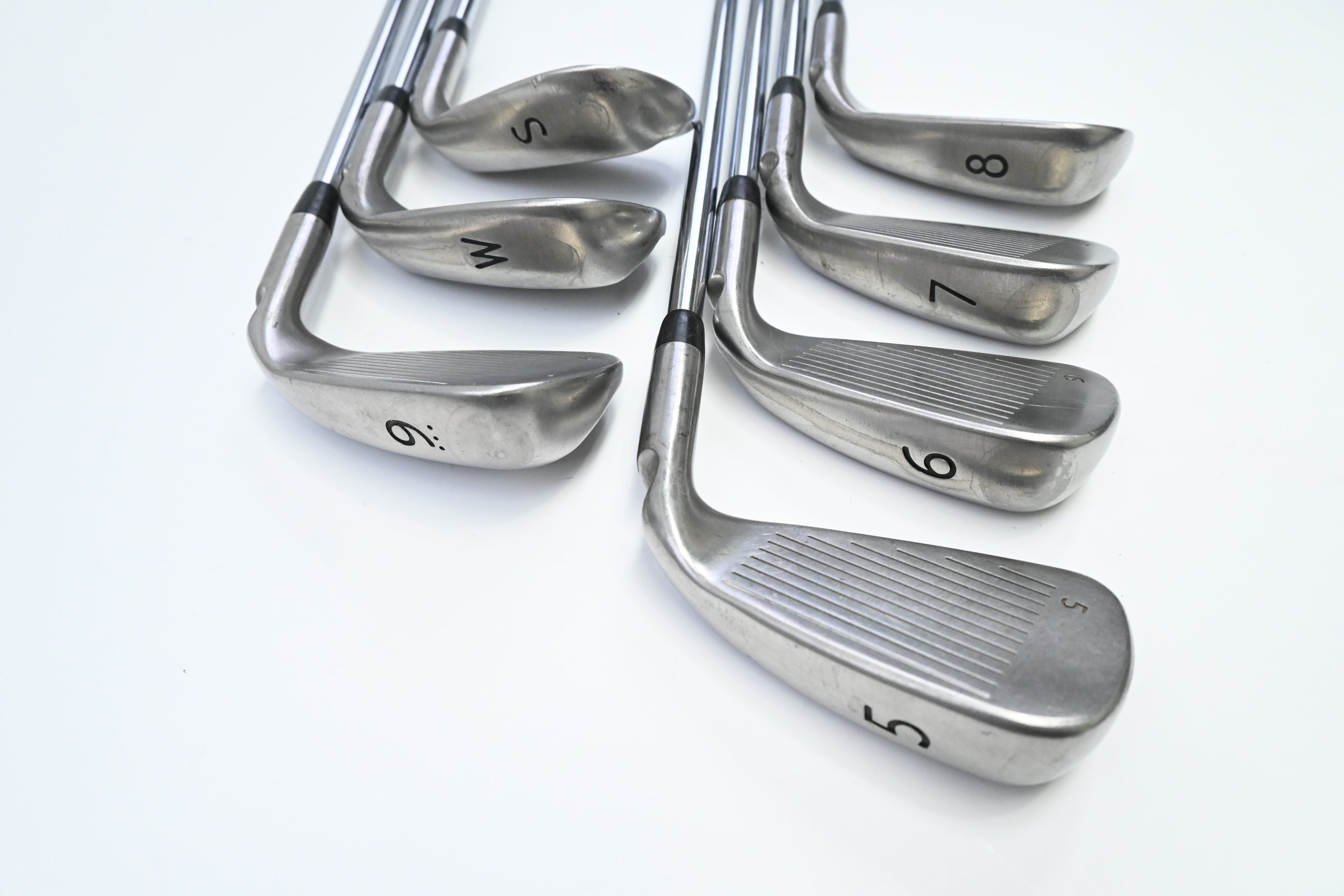 Left Hand Ping G Series Irons / 5-PW+SW / Yellow Dot / Regular Flex Ping AWT 2.0
