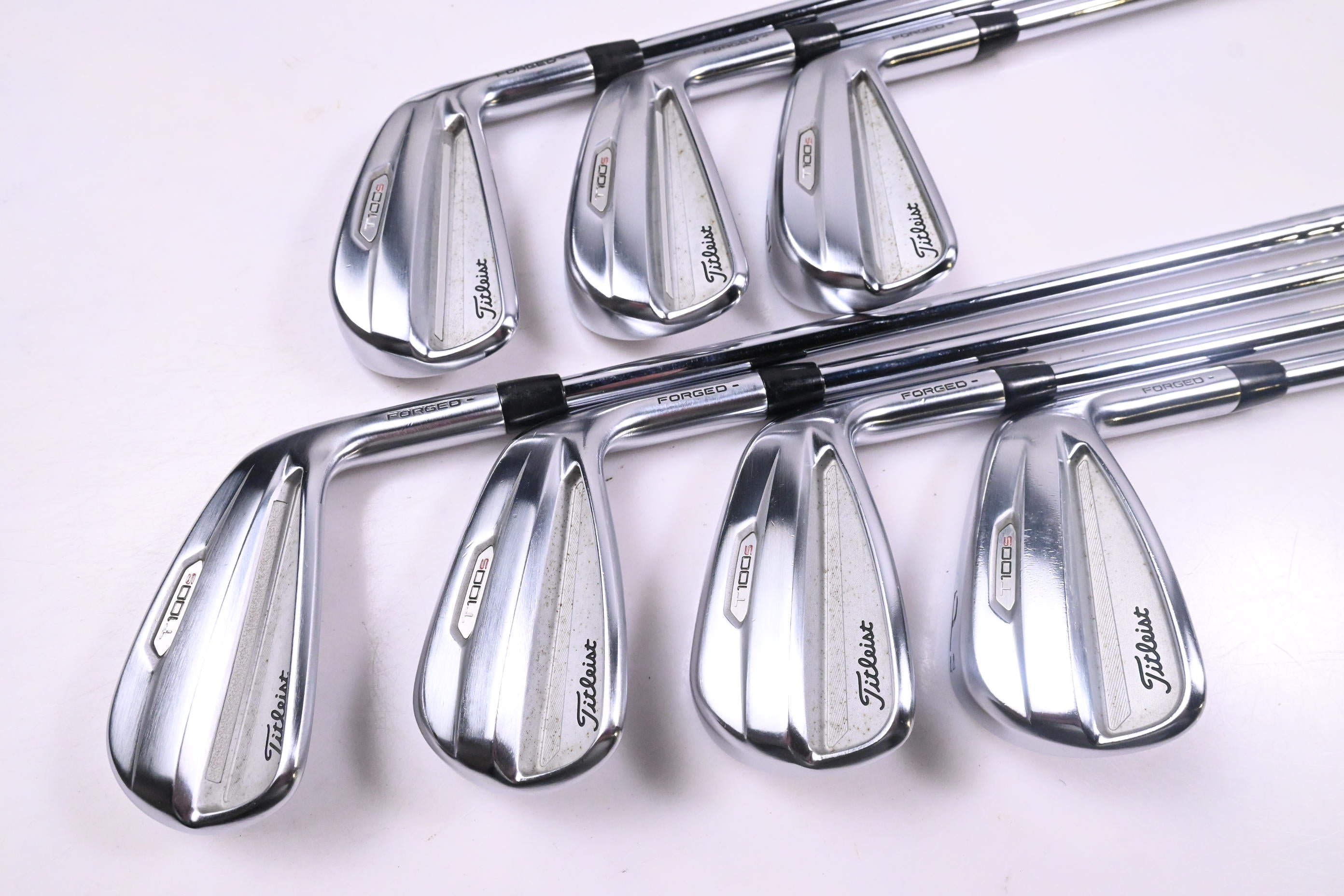 Titleist T100.S 2021 Irons / 4-PW / Stiff Flex AMT Black S300 Shafts