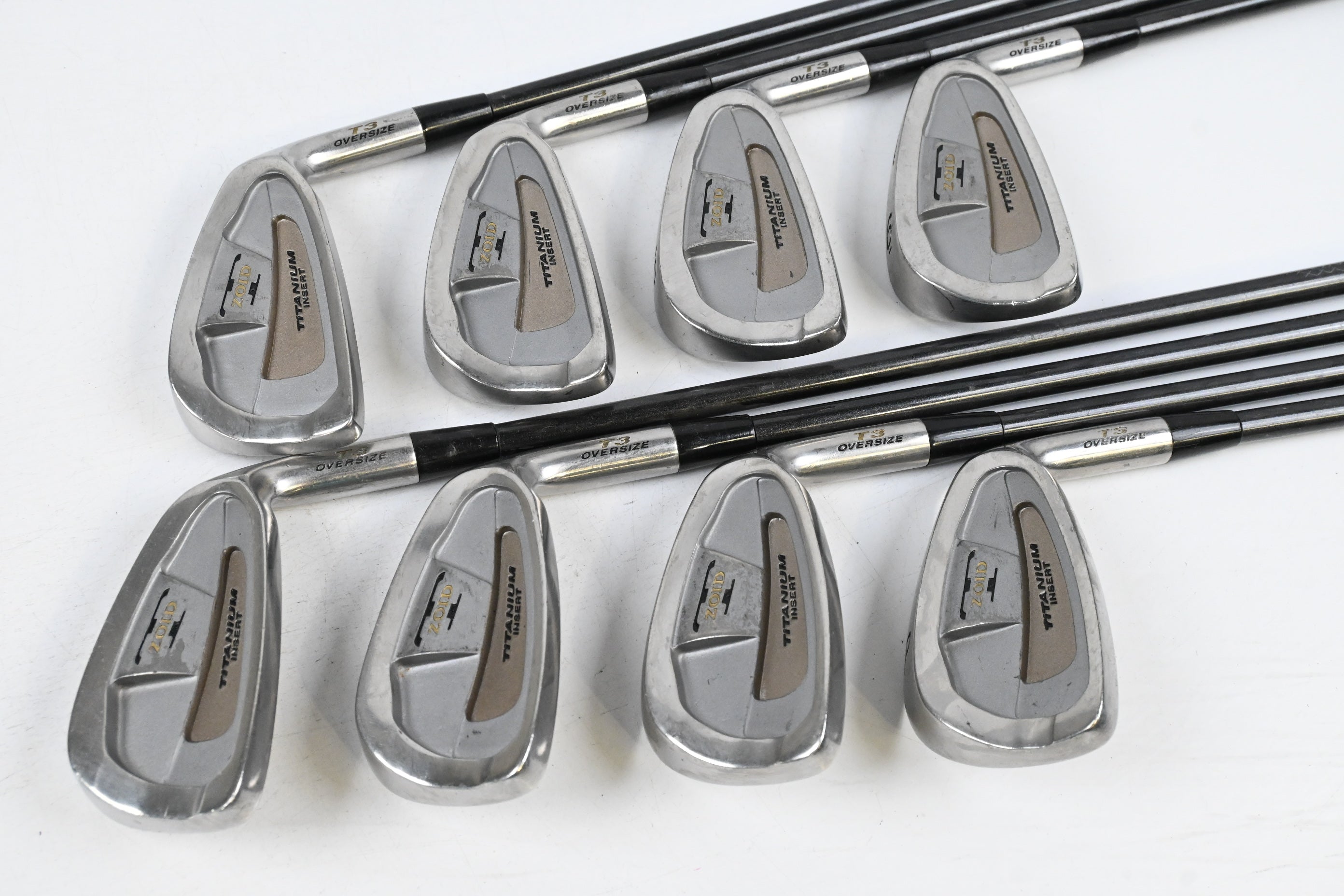 Mizuno T-Zoid T-3 Irons / 3-9i / Regular Flex Mizuno Turbo Gold Shafts