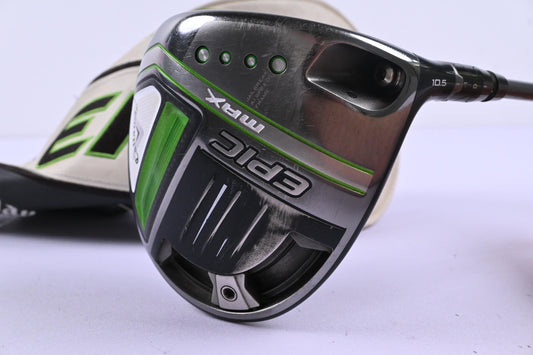 Callaway Epic Max Driver / 10.5 Degree / Stiff Flex Aldila Synergy Blue 50 Shaft