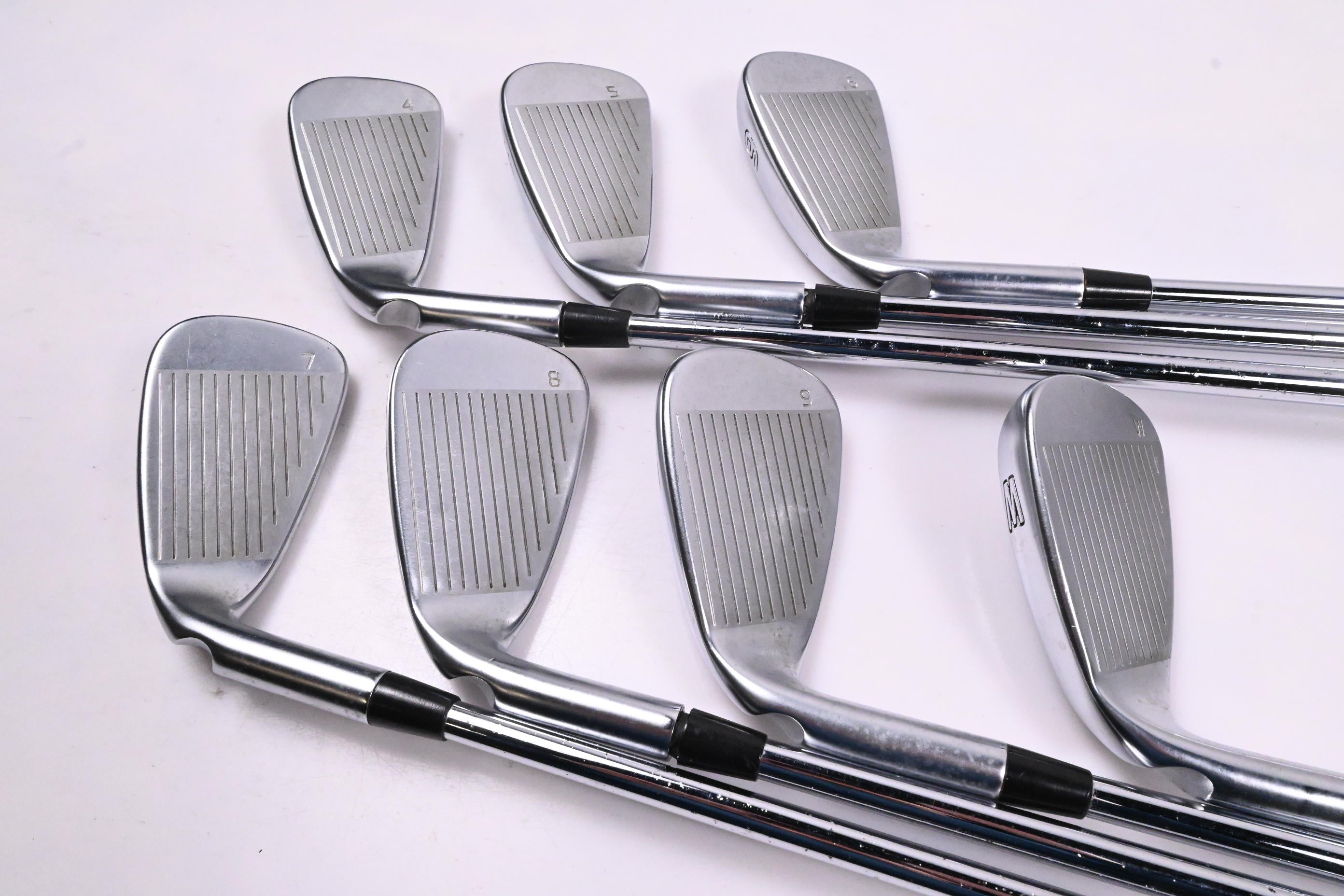 Ping G410 Irons / 4-PW / Green Dot / Stiff Flex Project X LZ 120 Shafts