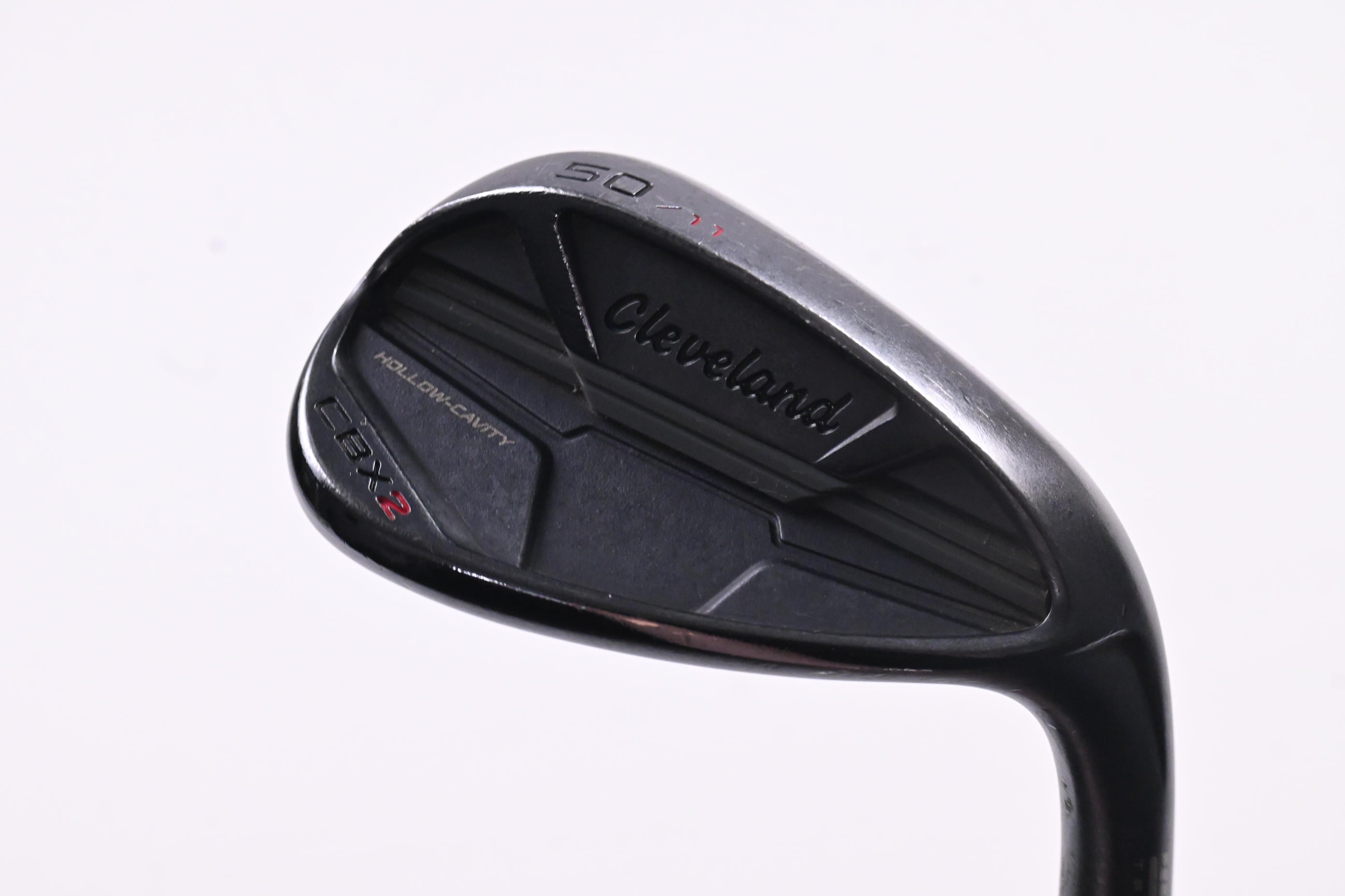 Cleveland CBX Full Face Gap Wedge / 50 Degree / Stiff Flex Miyazaki Black 6