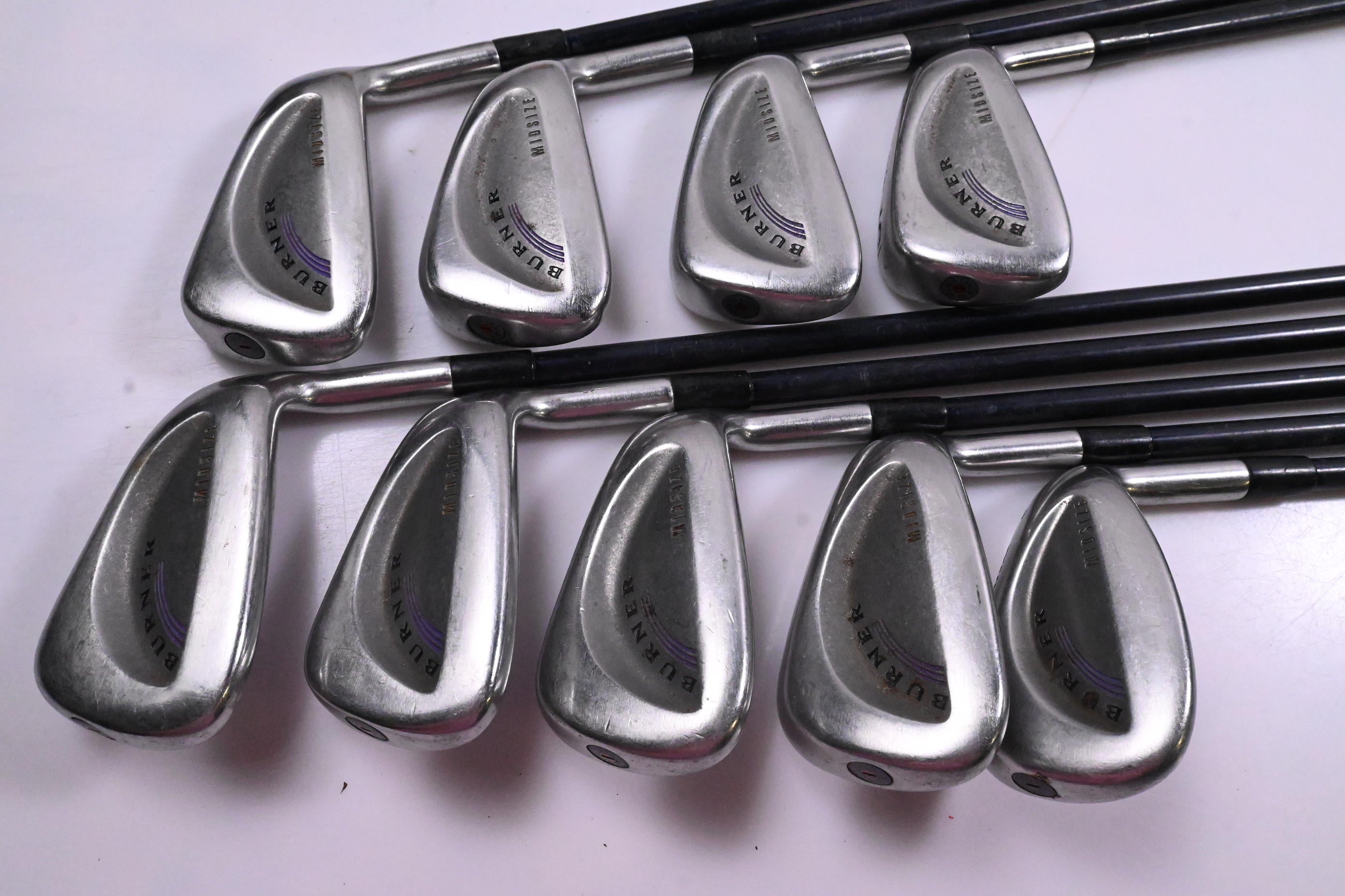 Ladies Taylormade Burner Midsize Irons / 3-PW+SW / Ladies Flex Twist Plus