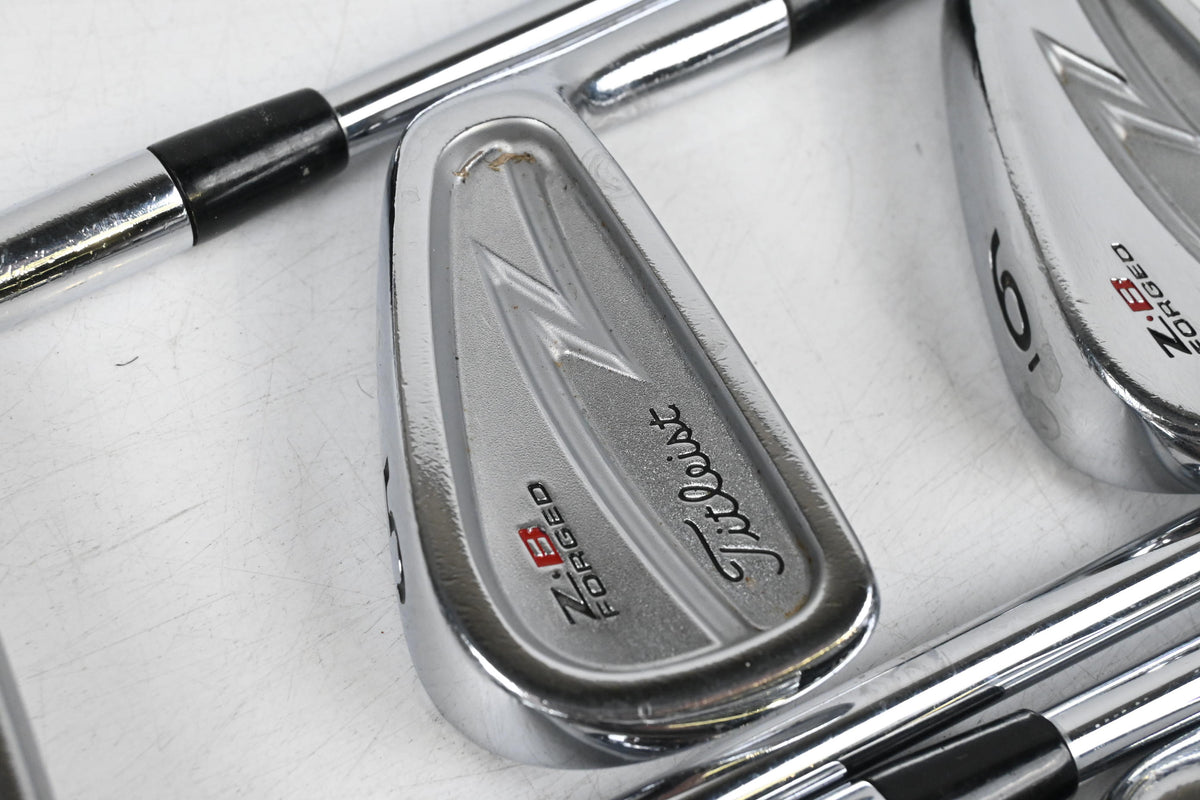Titleist ZB Forged Irons / 4-PW / Regular+ Flex Rifle FCM Shafts