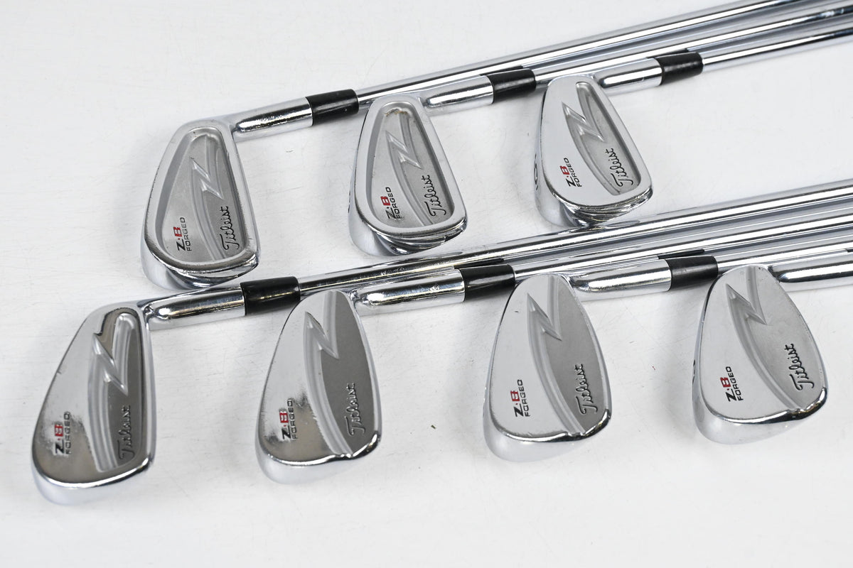 Titleist ZB Forged Irons / 4-PW / Regular+ Flex Rifle FCM Shafts