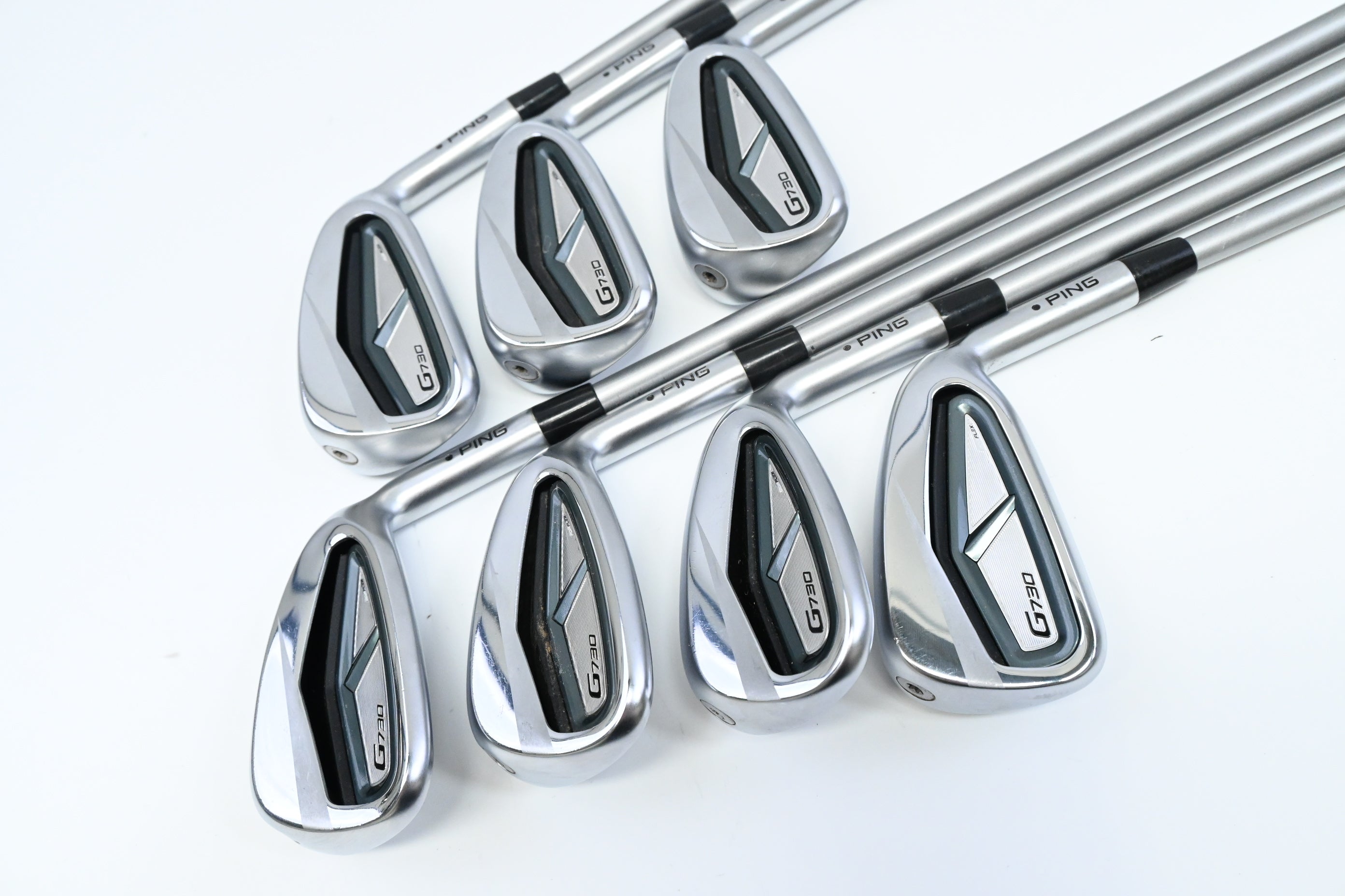 Ping G730 Irons / 5-PW+UW / Black Dot / Senior Flex Ping Alta Quick 45 Shafts
