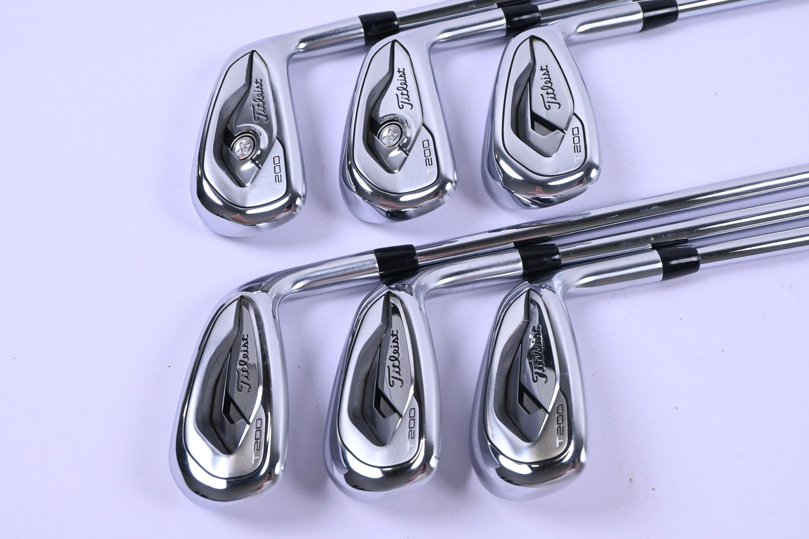 Titleist T200 2019 Irons / 6-PW+GW / Regular Flex AMT White R300 Shafts