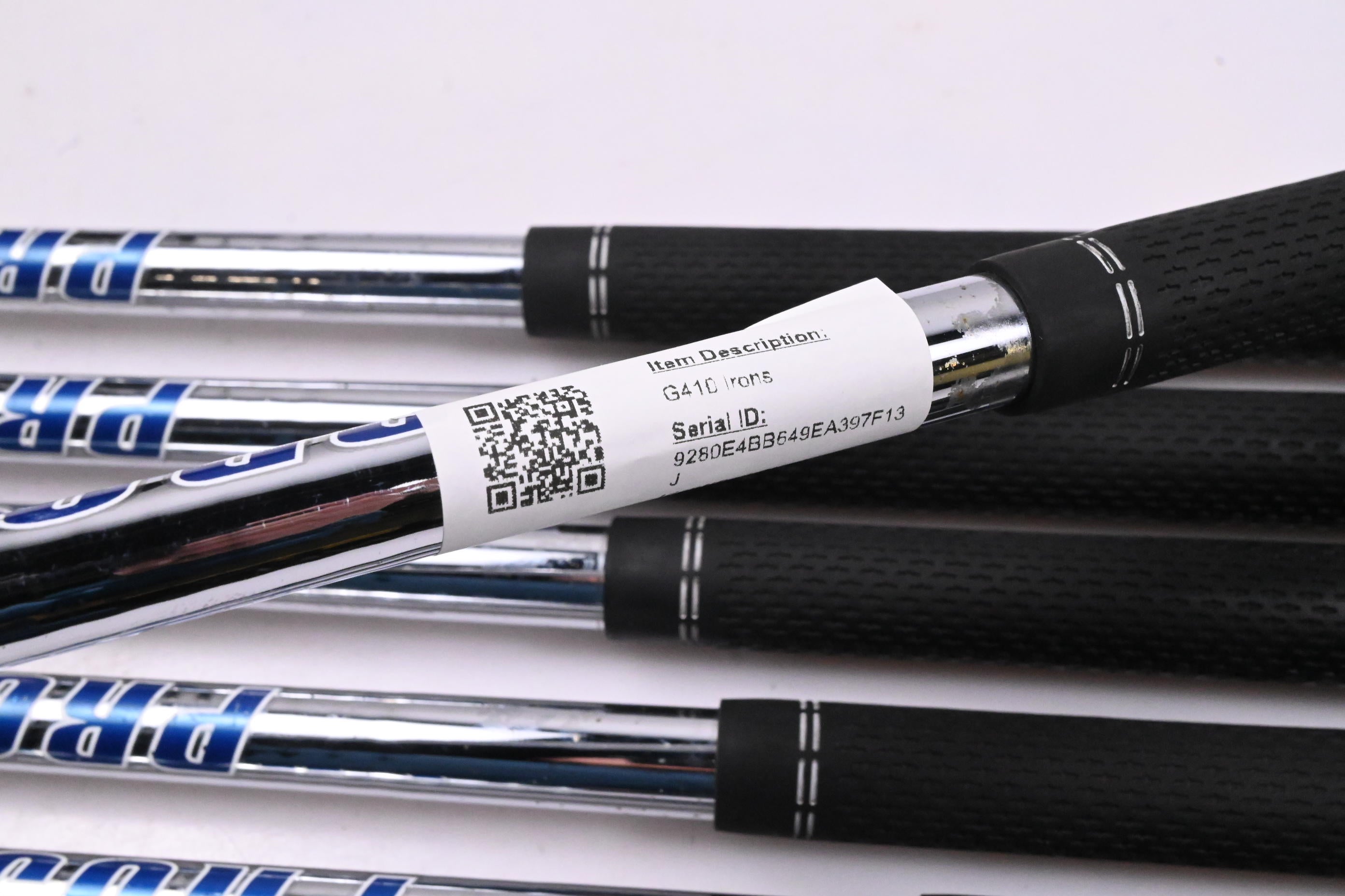 Ping G410 Irons / 4-PW / Green Dot / Stiff Flex Project X LZ 120 Shafts