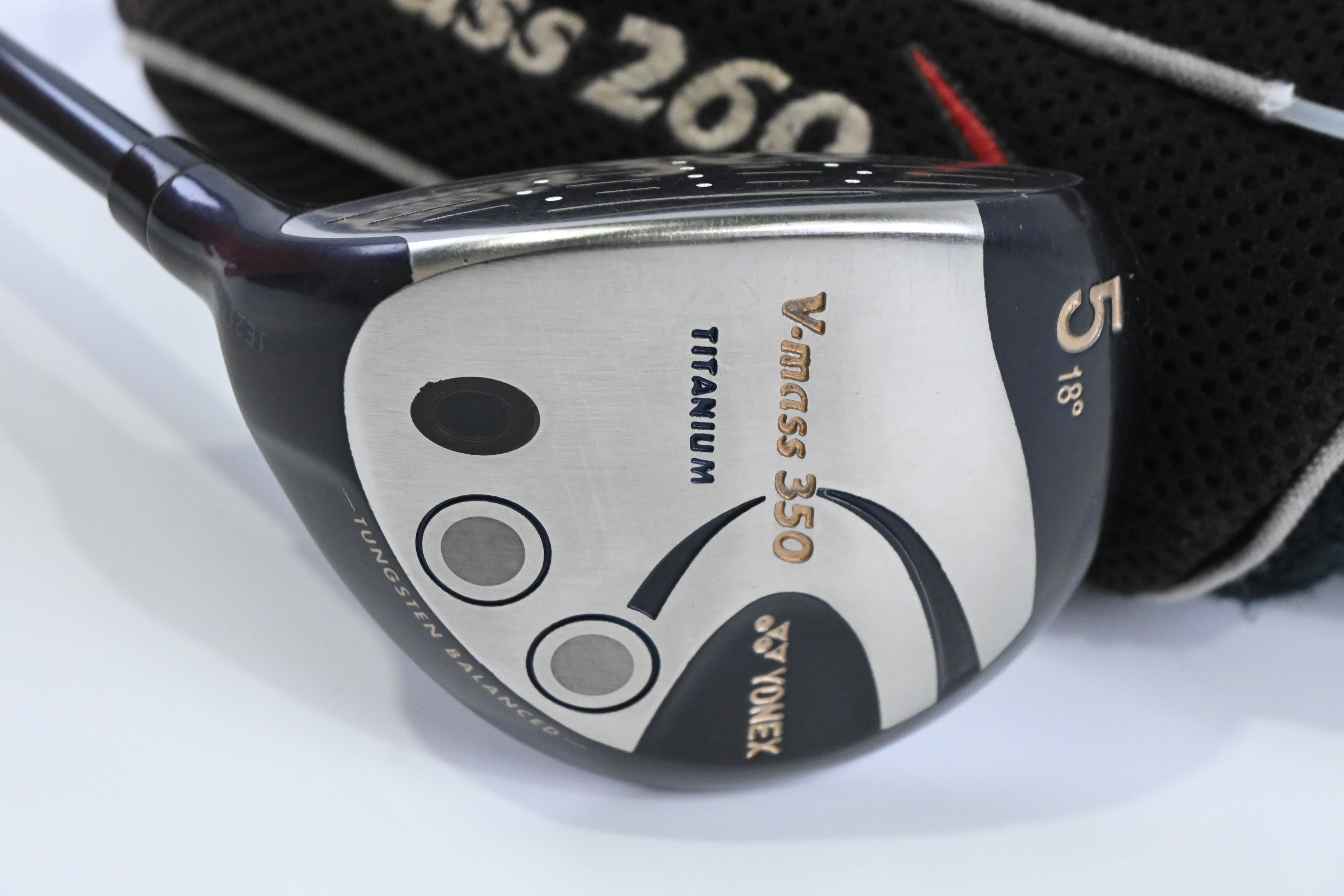 Left Hand Yonex V-Mass 350 #5 Wood / 18 Degree / Regular Flex Yonex Ultimum Ti 7