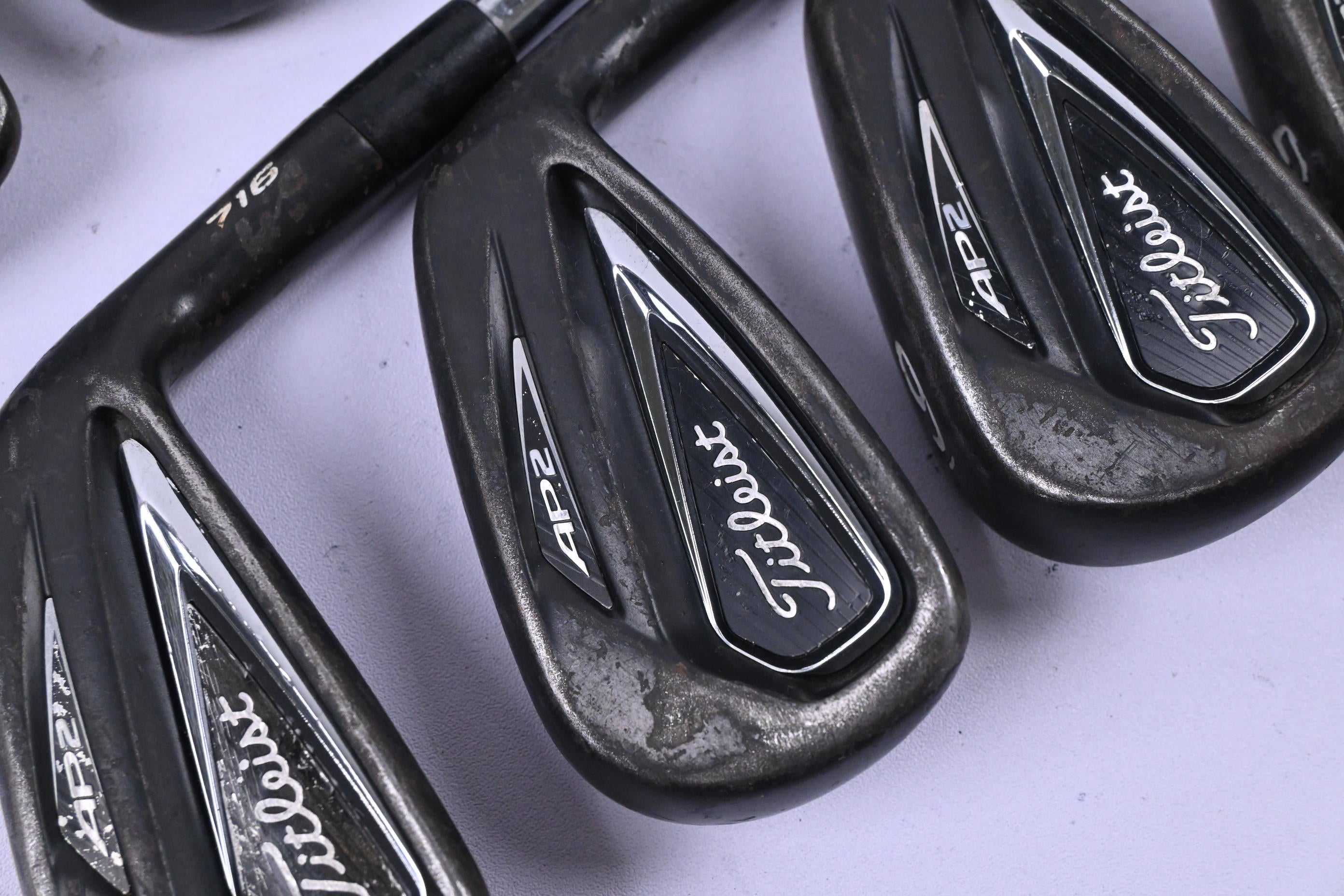 Titleist 718 AP2 Black Irons / 3-PW / Stiff Flex N.S.PRO Modus3 Tour 120 Shafts