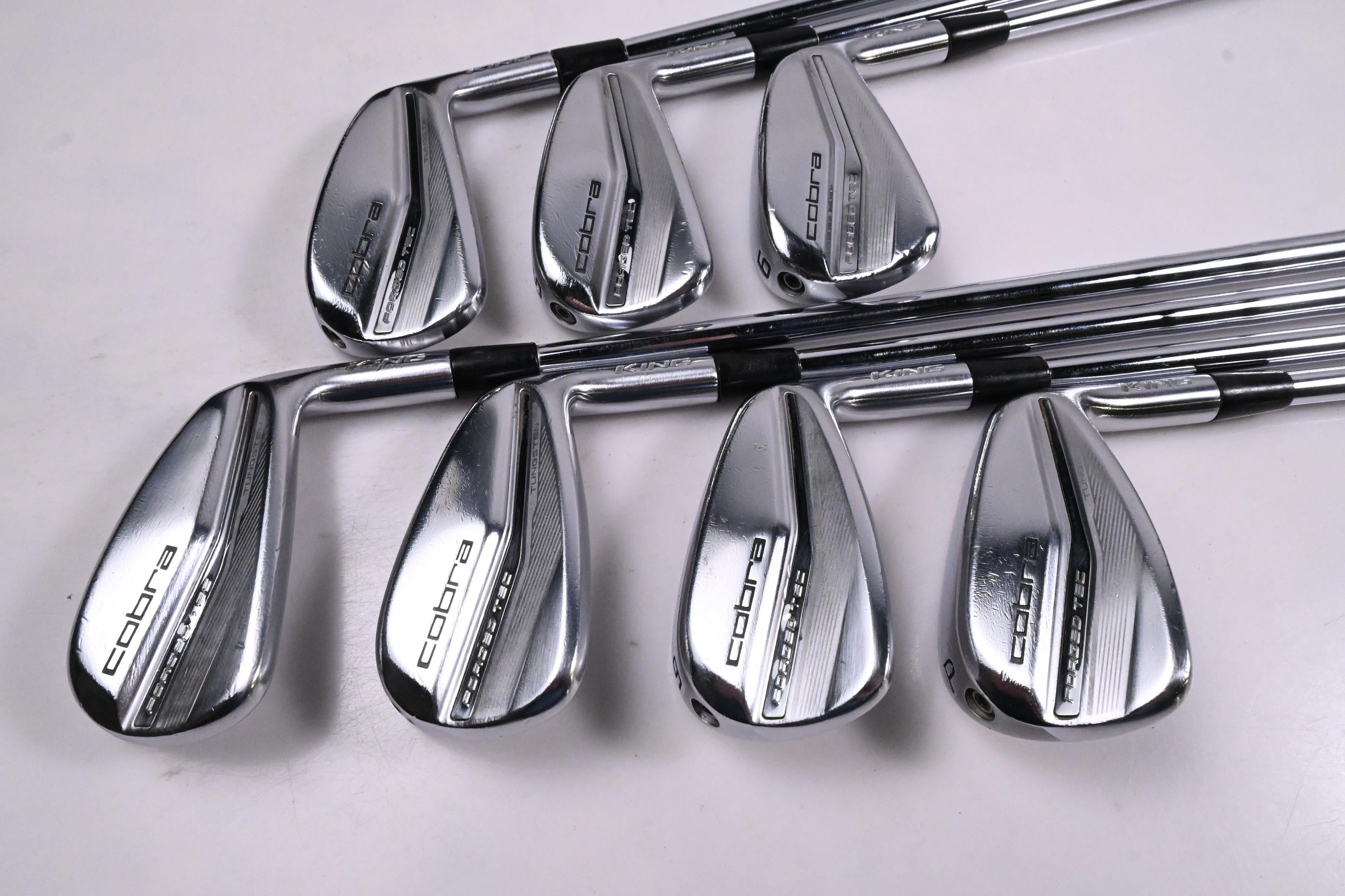Cobra Forged Tec 2022 Irons / 4-PW / Stiff Flex KBS $-Taper Lite 100 Shafts