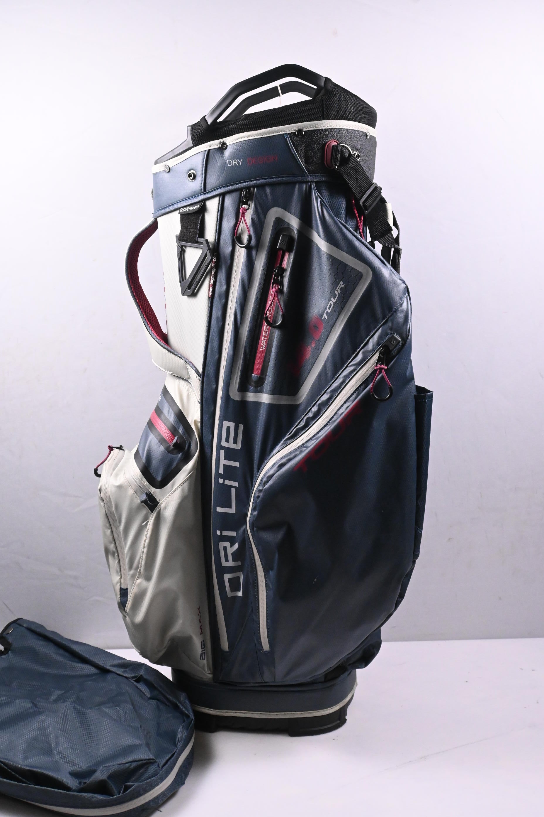 Big Max 14.0 Tour Cart Bag / 14-Way Divider / Blue, Grey