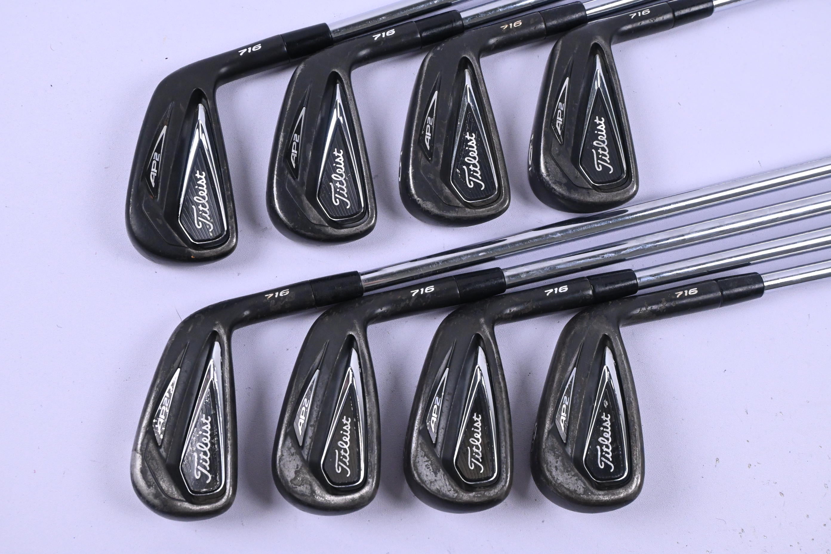 Titleist 718 AP2 Black Irons / 3-PW / Stiff Flex N.S.PRO Modus3 Tour 120 Shafts