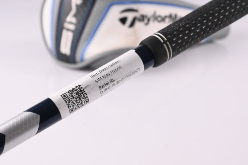 Taylormade SIM Max #3 Hybrid / 19 Degree / Regular Flex Fujikura Ventus Blue 6