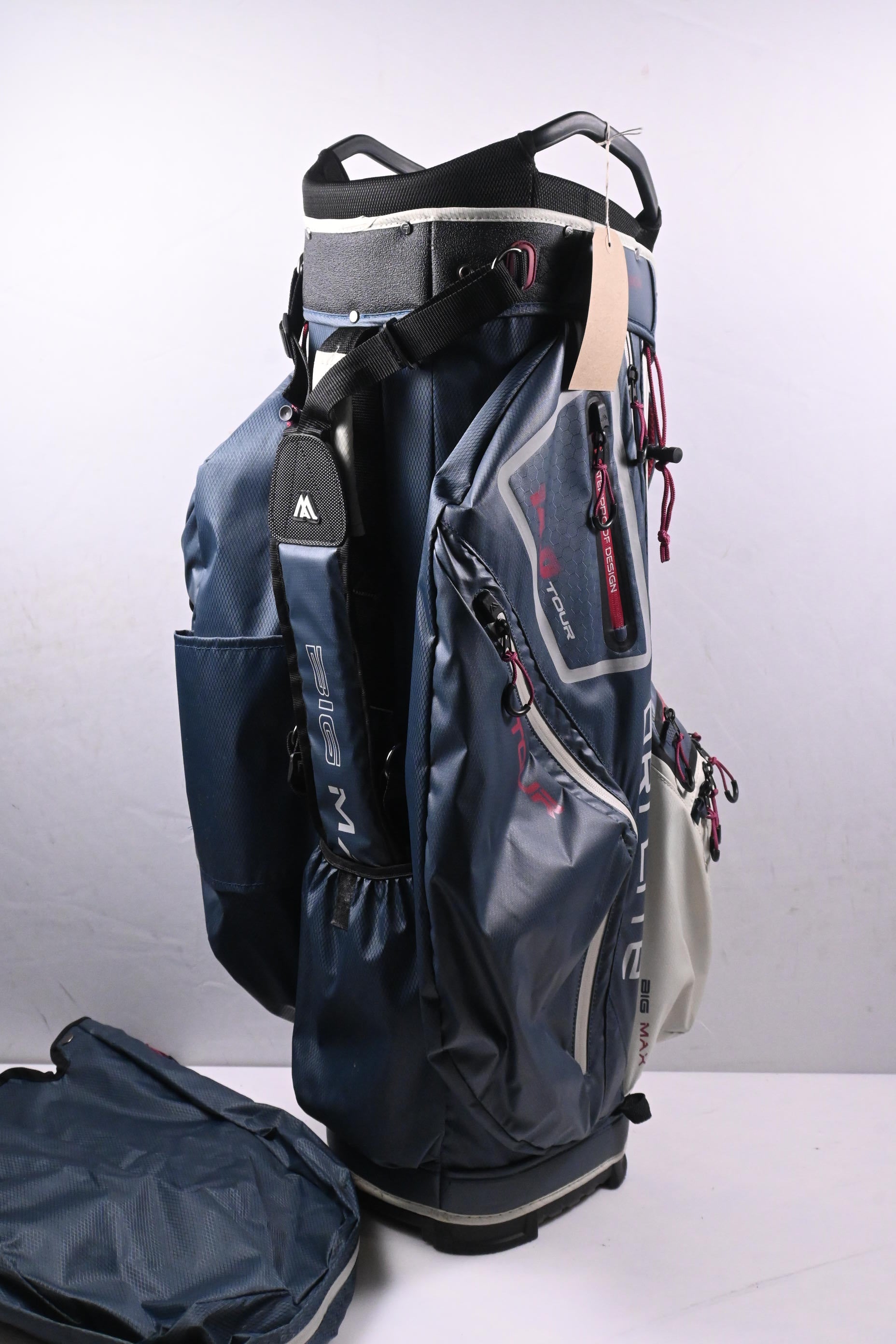 Big Max 14.0 Tour Cart Bag / 14-Way Divider / Blue, Grey