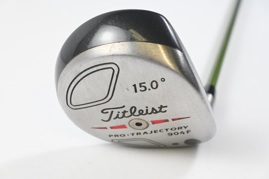 Titleist 904 F #3 Wood / 15 Degree / Stiff Flex Aldila NV 2KXV 75 Shaft