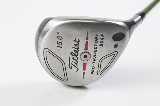 Titleist 904 F #3 Wood / 15 Degree / Stiff Flex Aldila NV 2KXV 75 Shaft