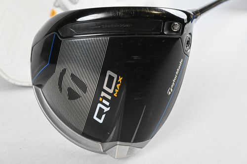 TaylorMade Qi10 Max Driver / 10.5 Degree / Regular Flex Fujikura Ventus TR Blue 5