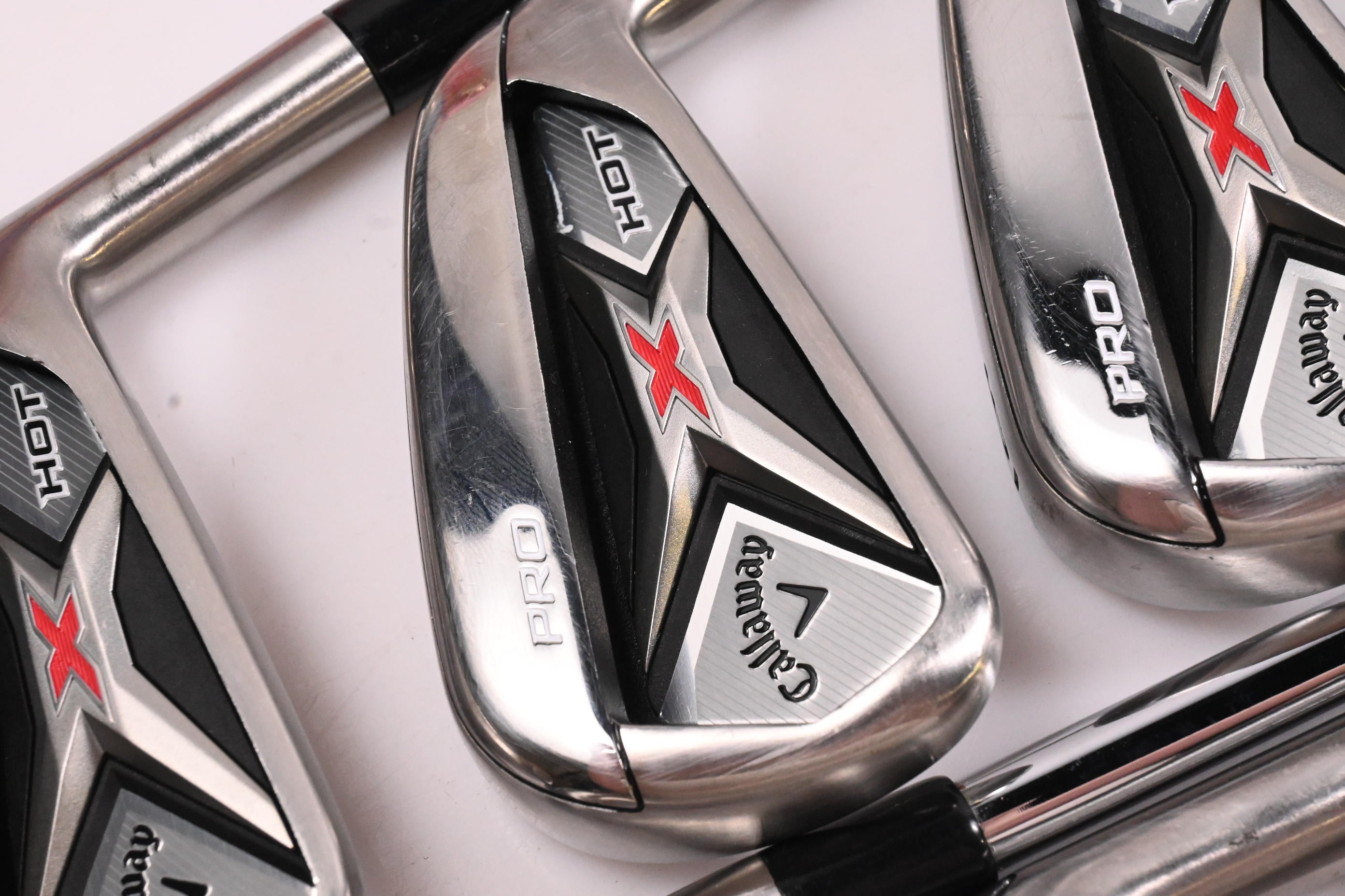 Callaway X Hot Pro Irons / 4-PW+GW / Regular Flex Project X Flighted 95 Shafts