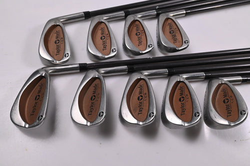 Taylormade Burner LCG Irons / 3-PW+SW / Stiff Flex Taylormade Bubble 90 Shafts