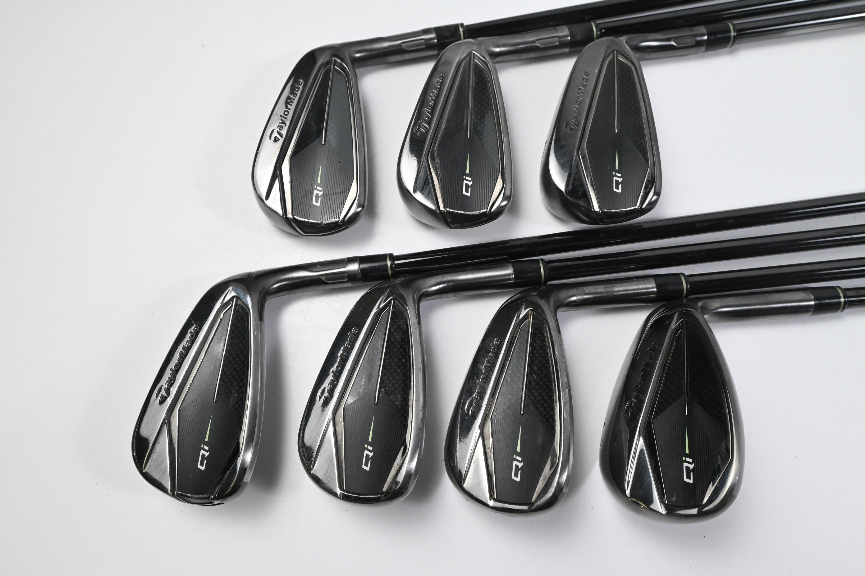 Taylormade Qi Gunmetal Edition Irons / 5-PW+SW / Regular Flex KBS MAX MT 85