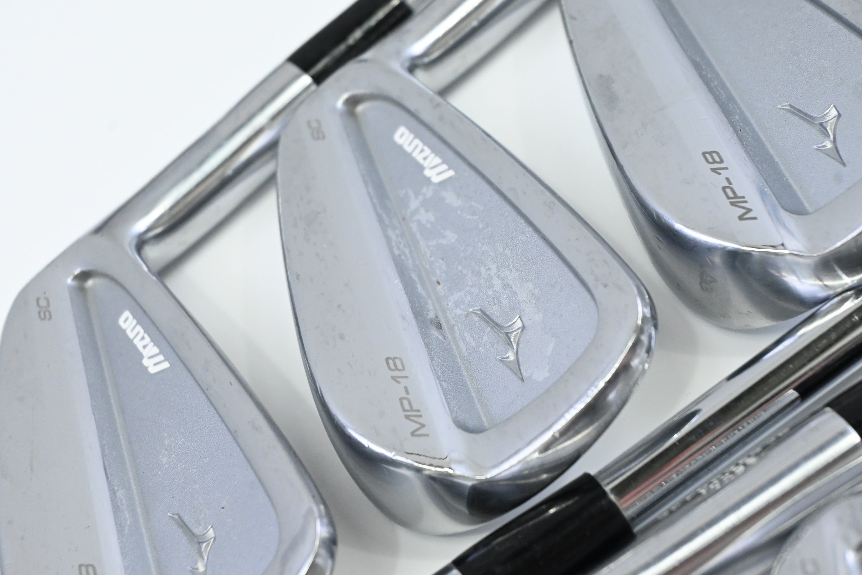 Mizuno MP-18 SC Irons / 4-PW / Stiff Flex KBS Tour Shafts