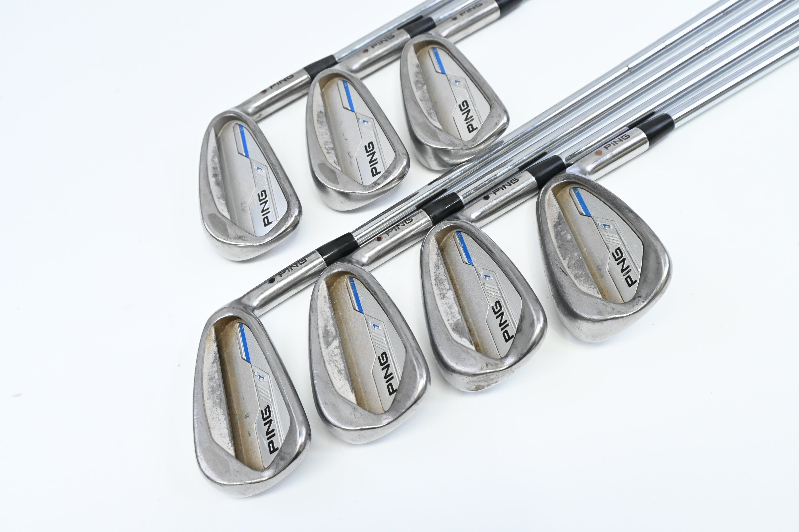 Ping i-Series E1 Irons / 4-PW / Black Dot / Regular Flex Ping CFS Distance