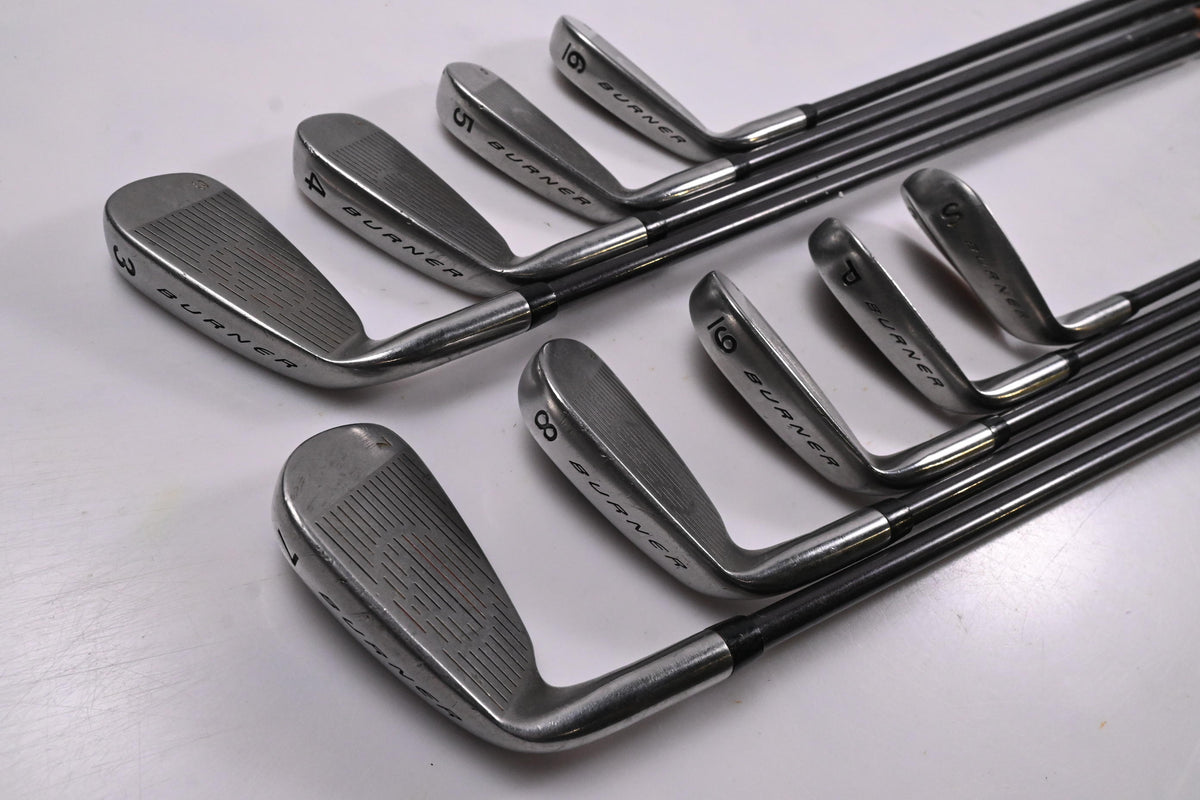 Taylormade Burner LCG Irons / 3-PW+SW / Stiff Flex Taylormade Bubble 90 Shafts