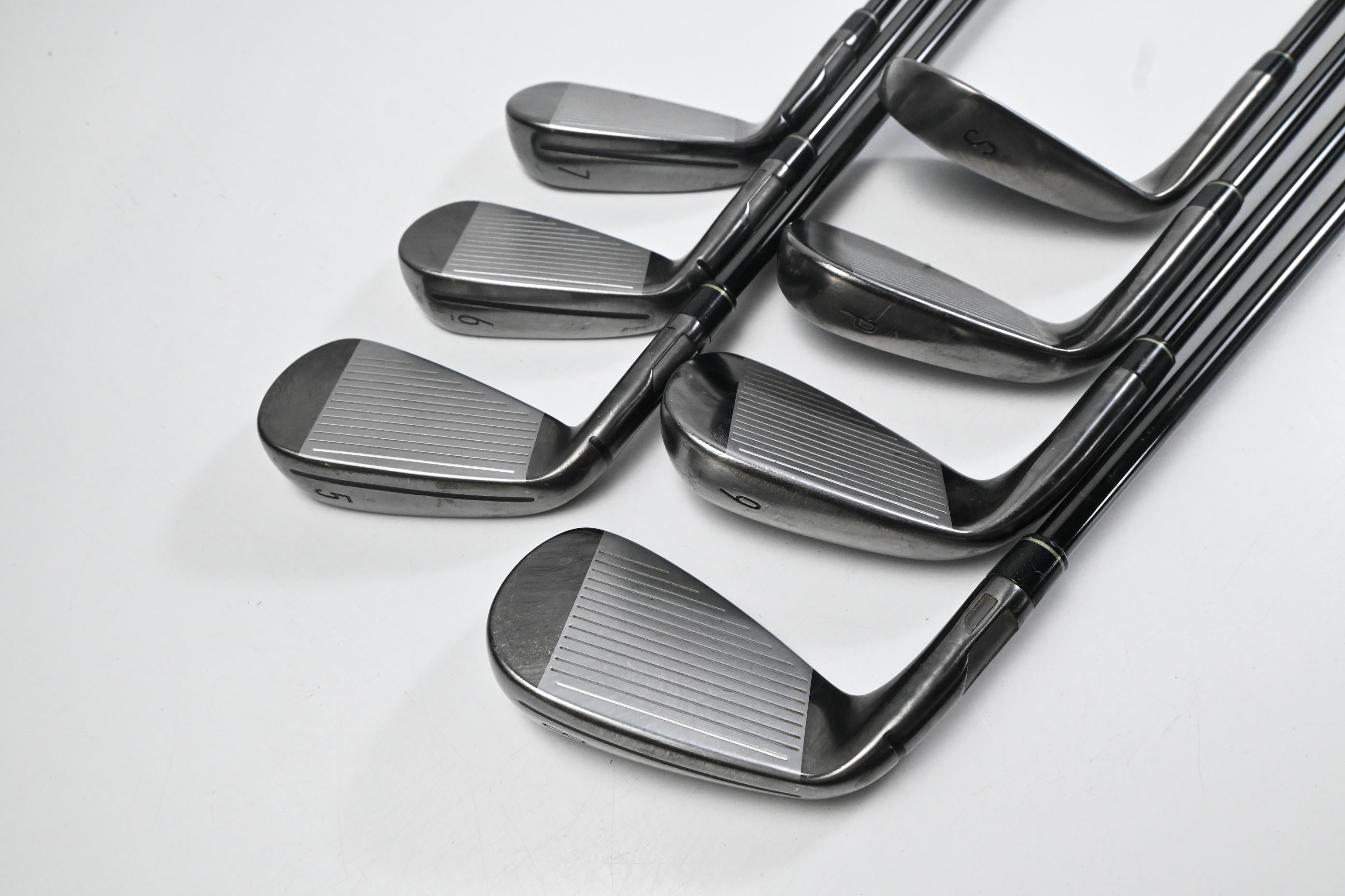 Taylormade Qi Gunmetal Edition Irons / 5-PW+SW / Regular Flex KBS MAX MT 85
