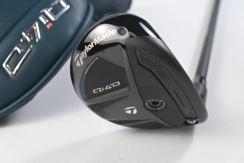 TaylorMade Qi4D #4 Hybrid / 22 Degree / Regular Flex REAX By KBS White 65 Shaft