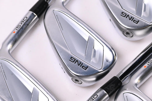 Ping i540 Irons / 5-PW / Orange Dot / Stiff Flex Ping AWT 3.0 Shafts