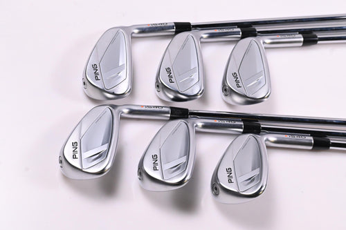 Ping i540 Irons / 5-PW / Orange Dot / Stiff Flex Ping AWT 3.0 Shafts