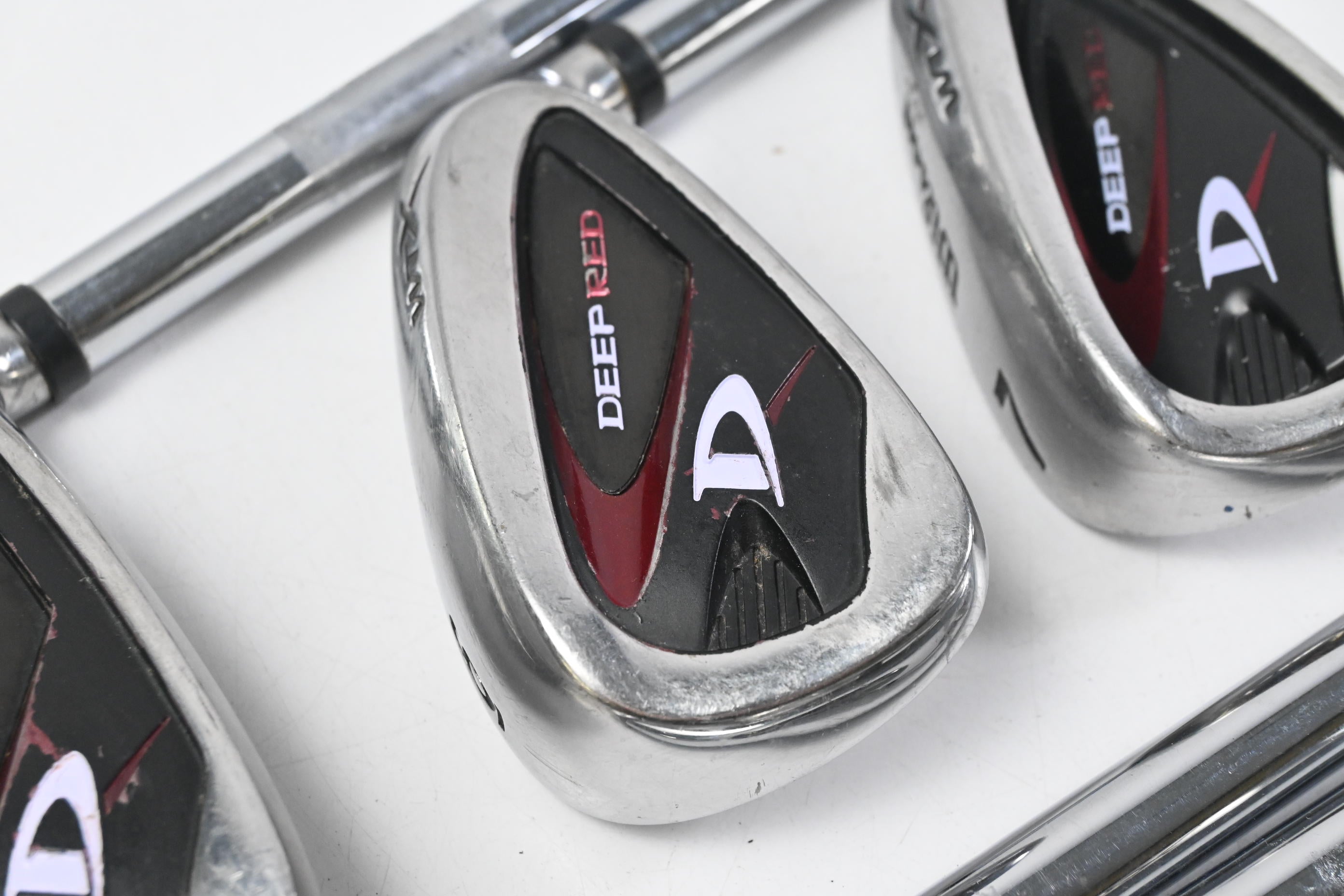 Wilson Deep Red Irons / 5-PW / Regular Flex Wilson Wide Tip Shafts
