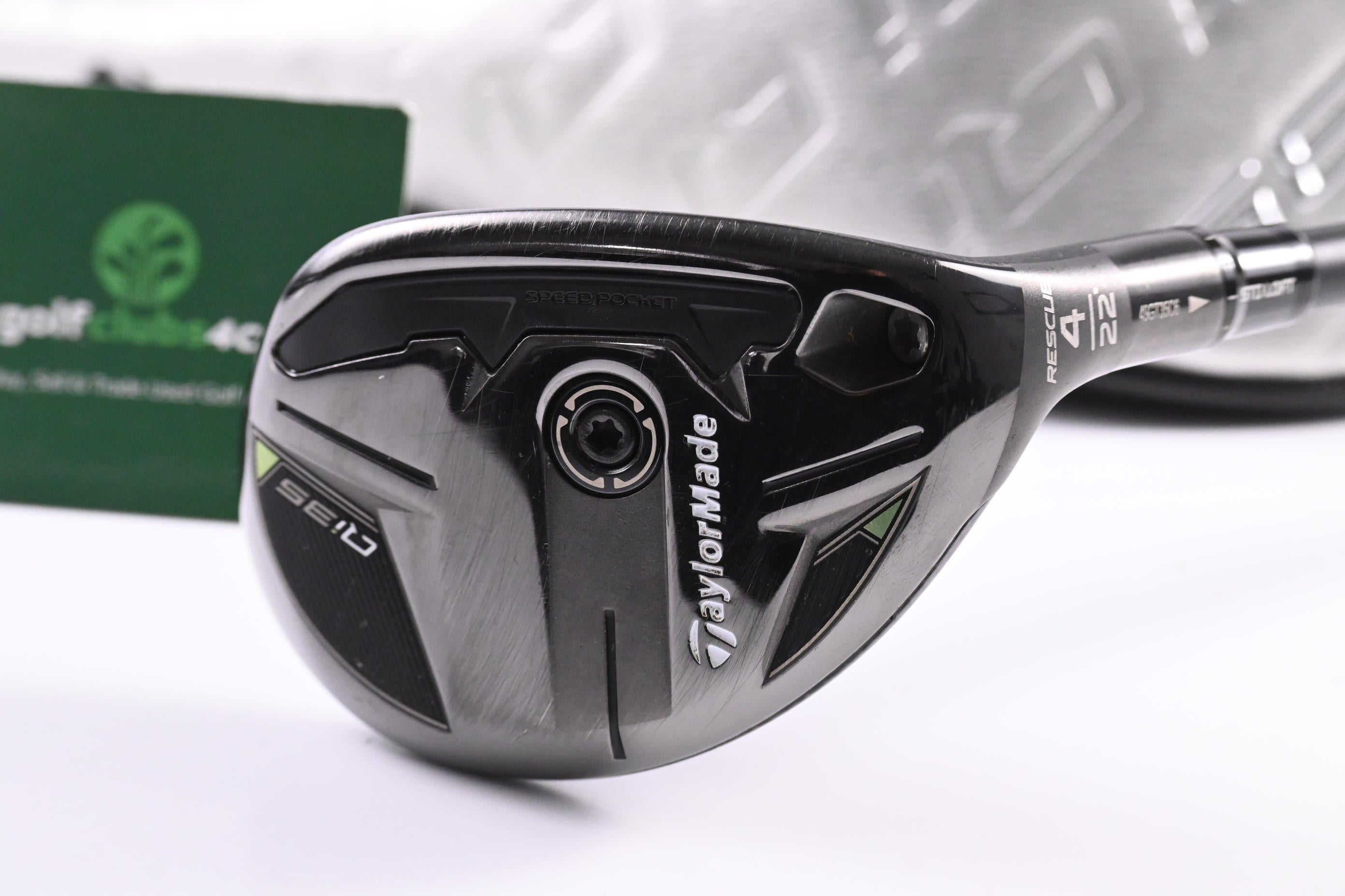 Taylormade Qi35 #4 Hybrid / 22 Degree / Regular Flex Ventus Blue 6 Shaft