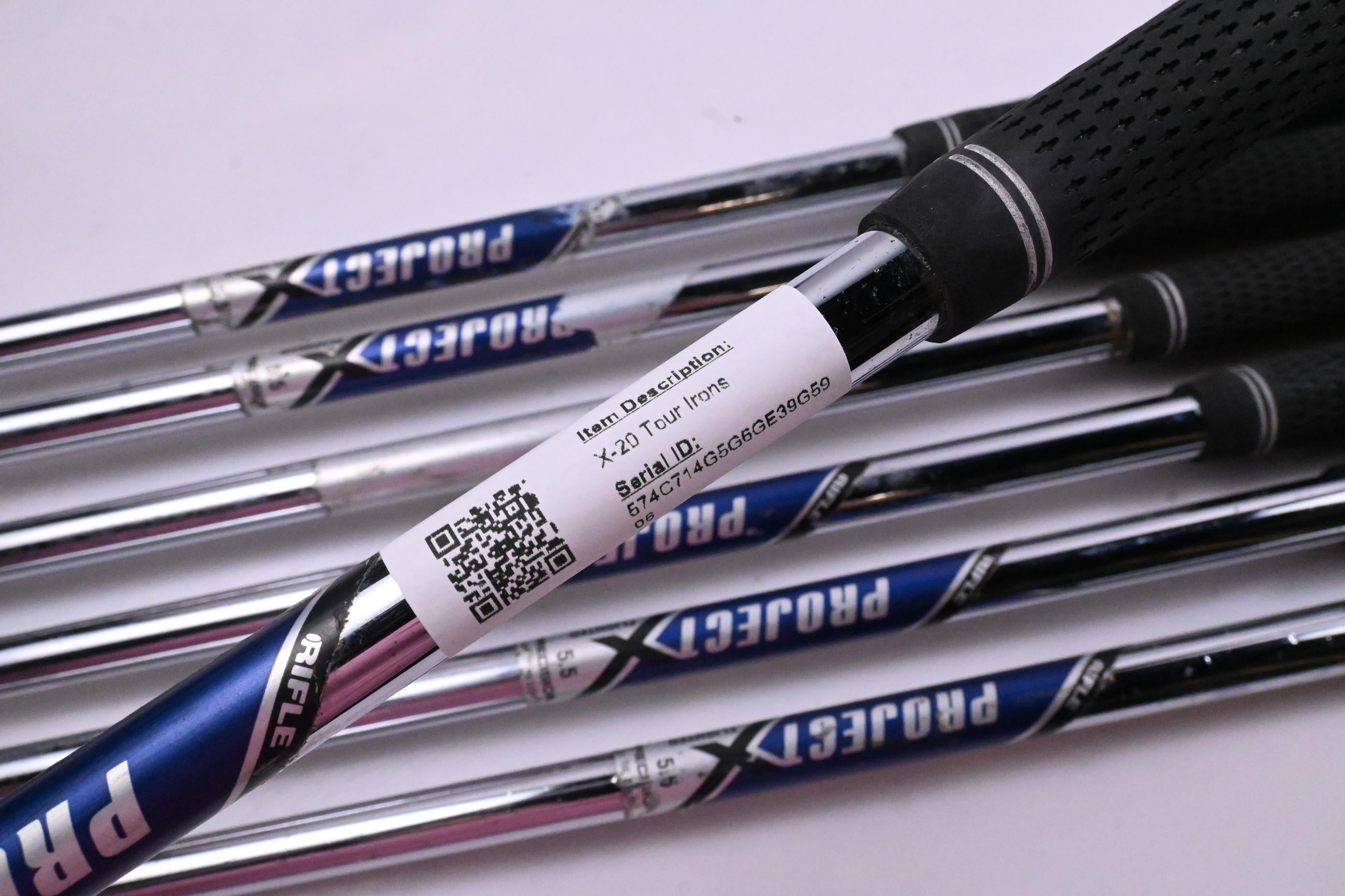 Callaway X-20 Tour Irons / 4-PW / Regular Flex Project X Flighted Shafts