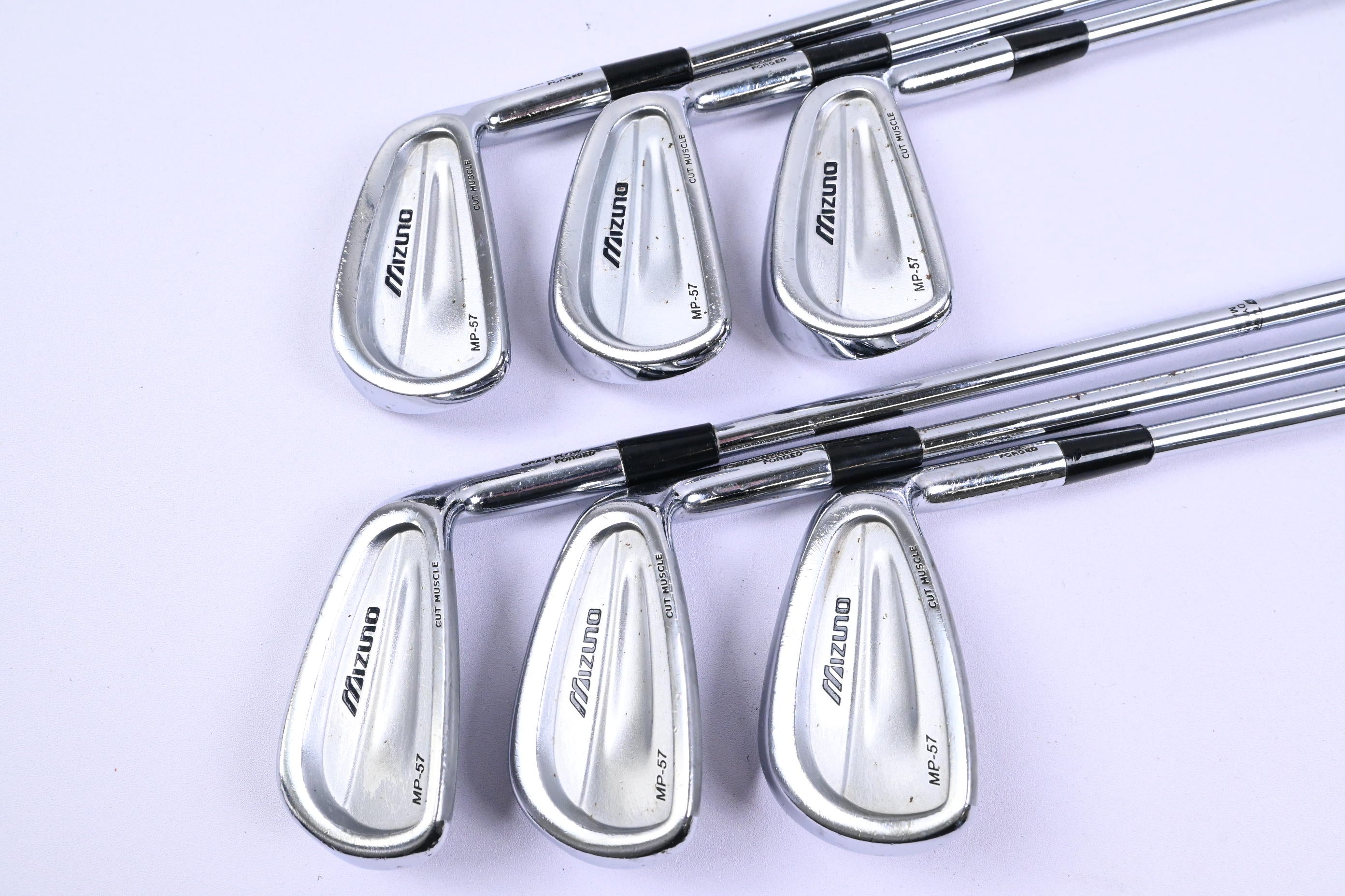 Mizuno MP-57 Irons / 5-PW / Stiff Flex Dynamic Gold S300 Shafts