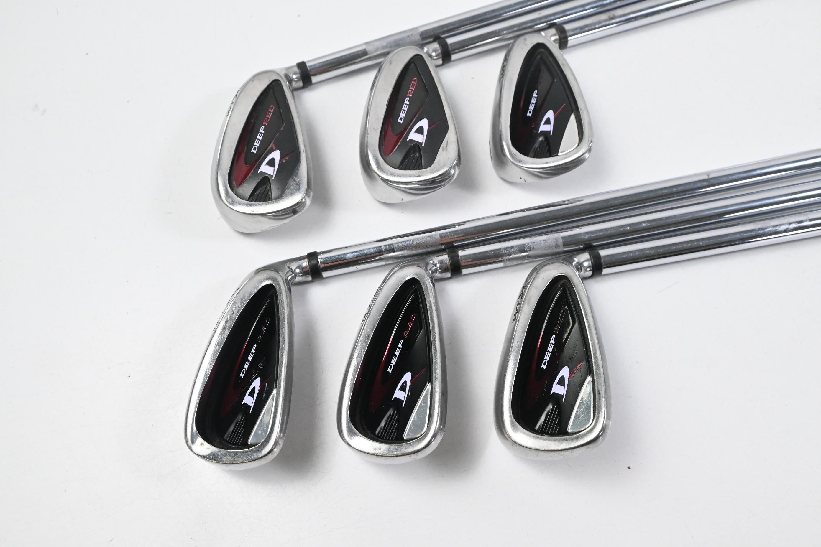 Wilson Deep Red Irons / 5-PW / Regular Flex Wilson Wide Tip Shafts