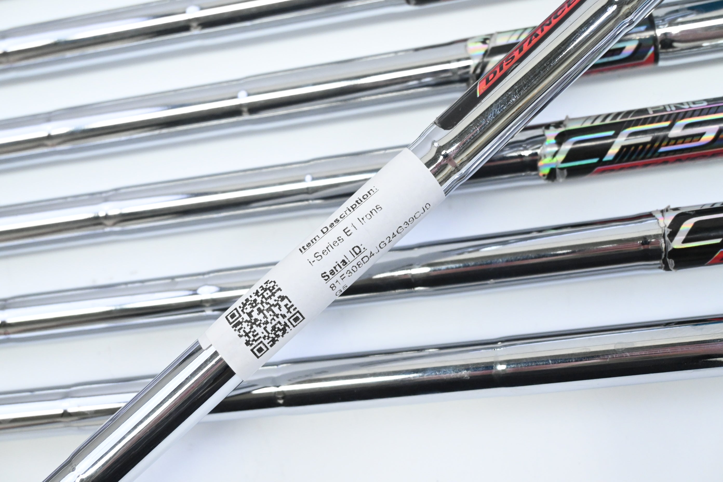 Ping i-Series E1 Irons / 4-PW / Black Dot / Regular Flex Ping CFS Distance