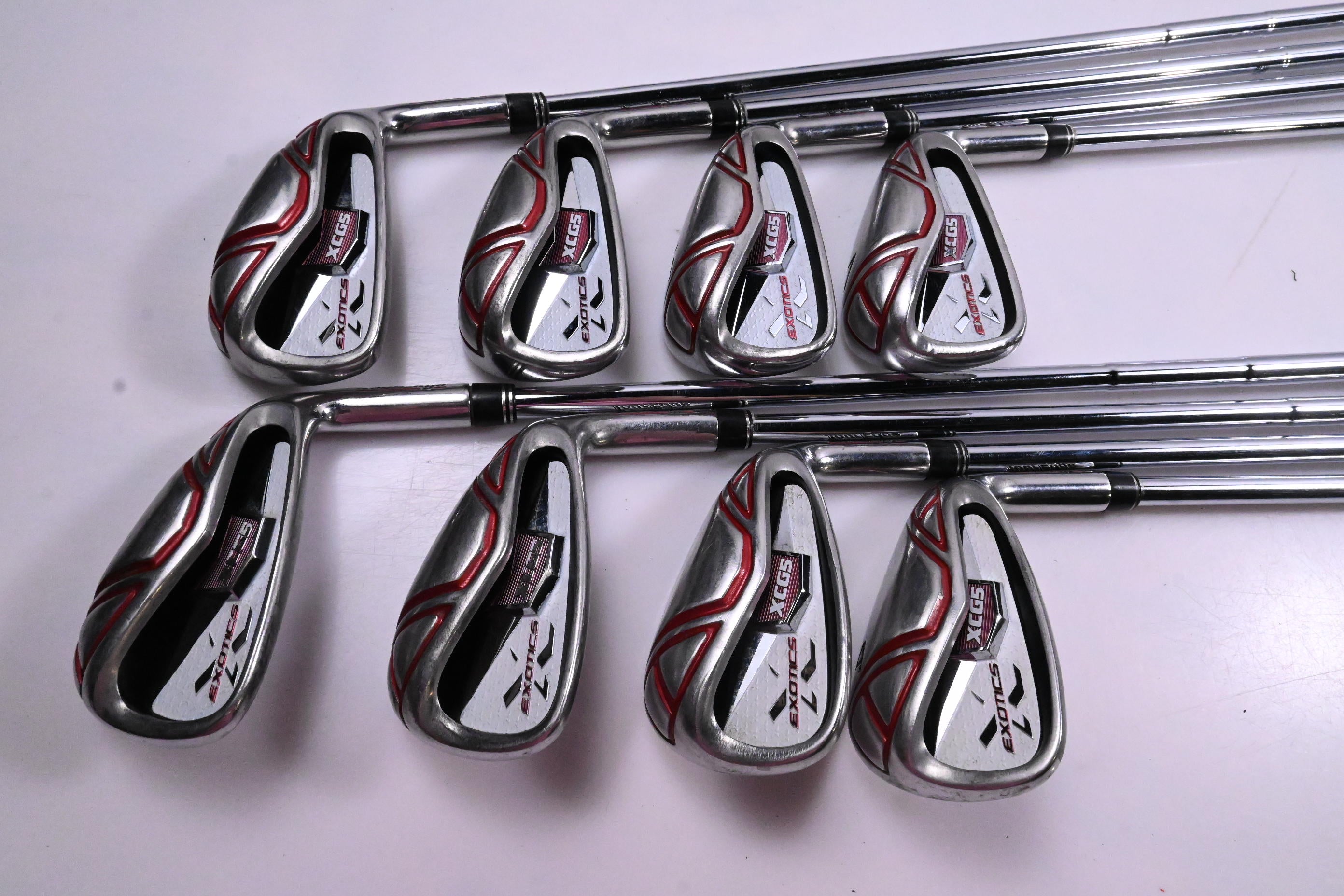 Tour Edge Exotics XCG5 Irons / 4-PW+SW / Regular Flex Tour Edge Shafts
