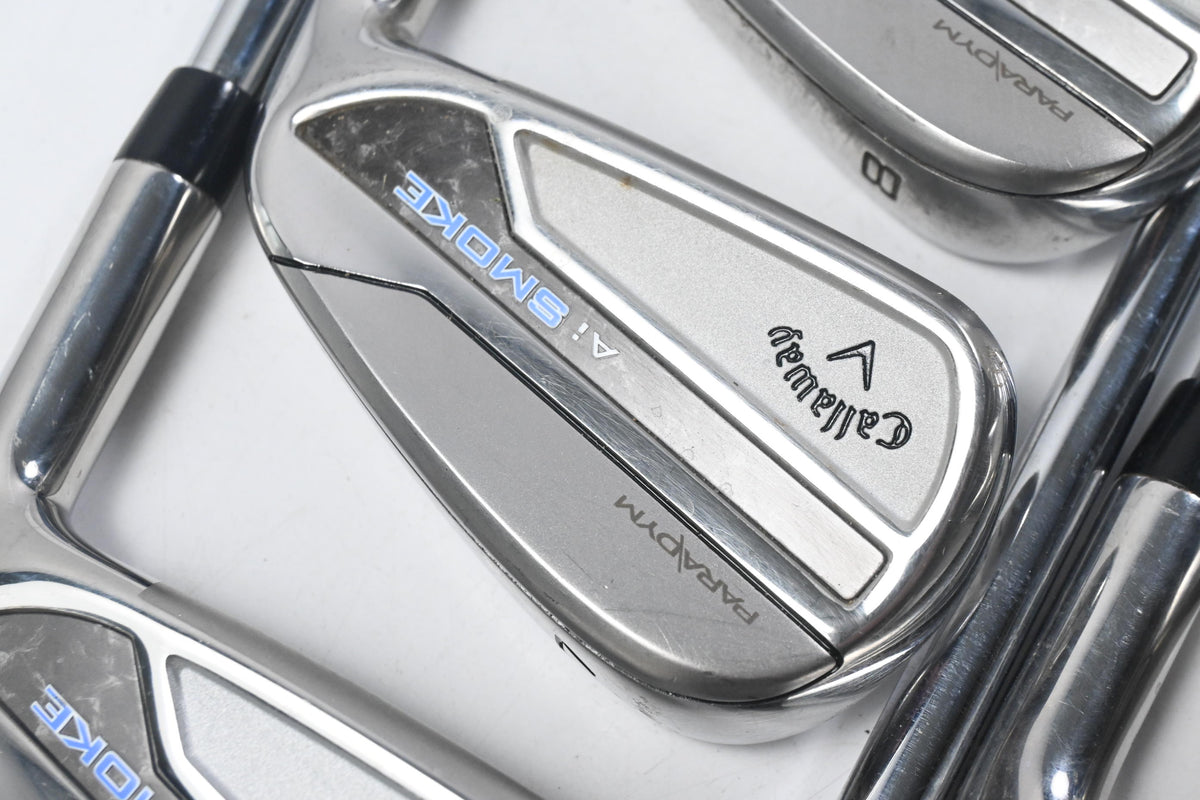 Callaway Paradym Ai Smoke Irons / 6-PW+GW+SW / Regular Flex Elevate MPH 85