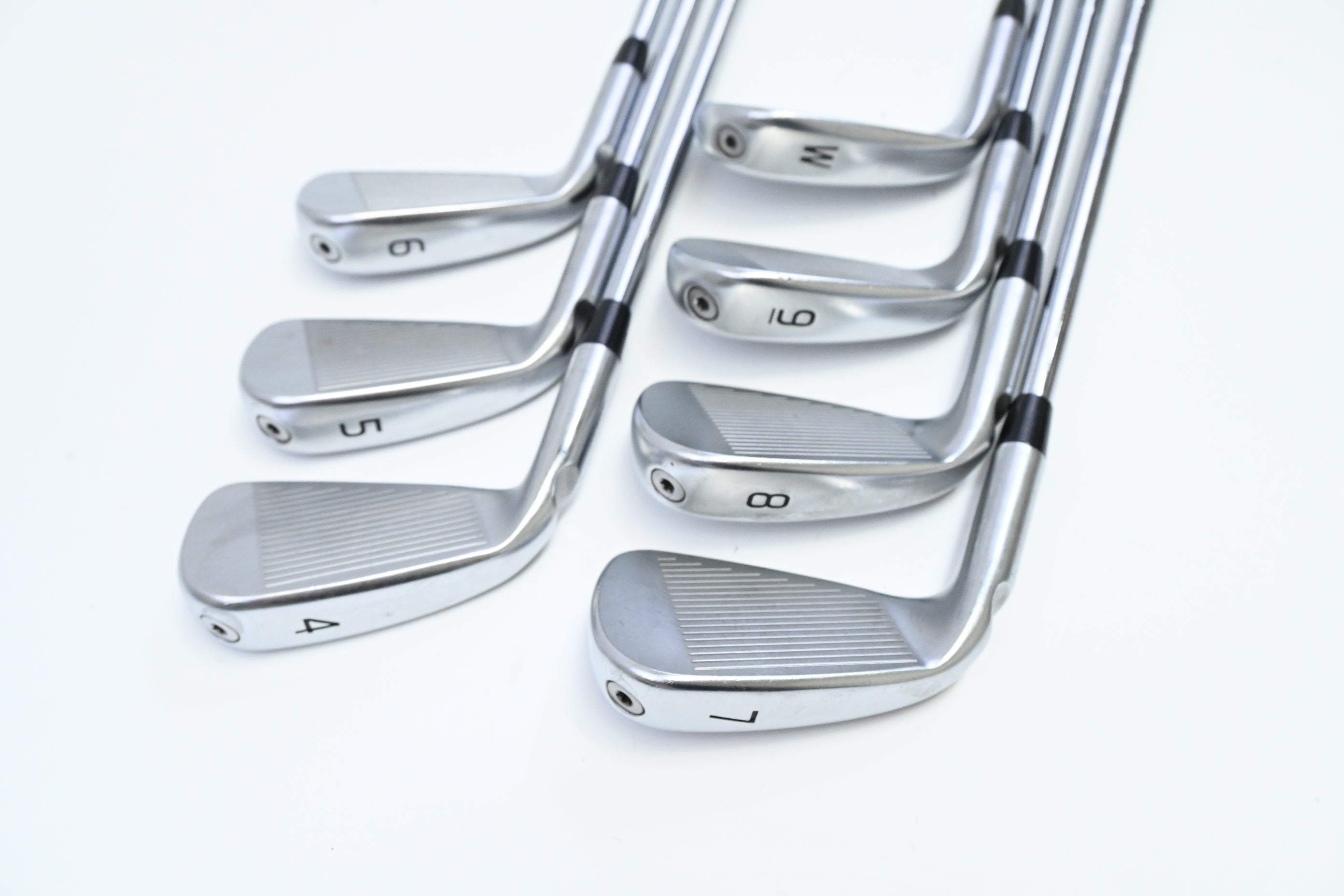 Ping i230 Irons / 4-PW / Black Dot / Stiff Flex KBS Tour 120 Shafts
