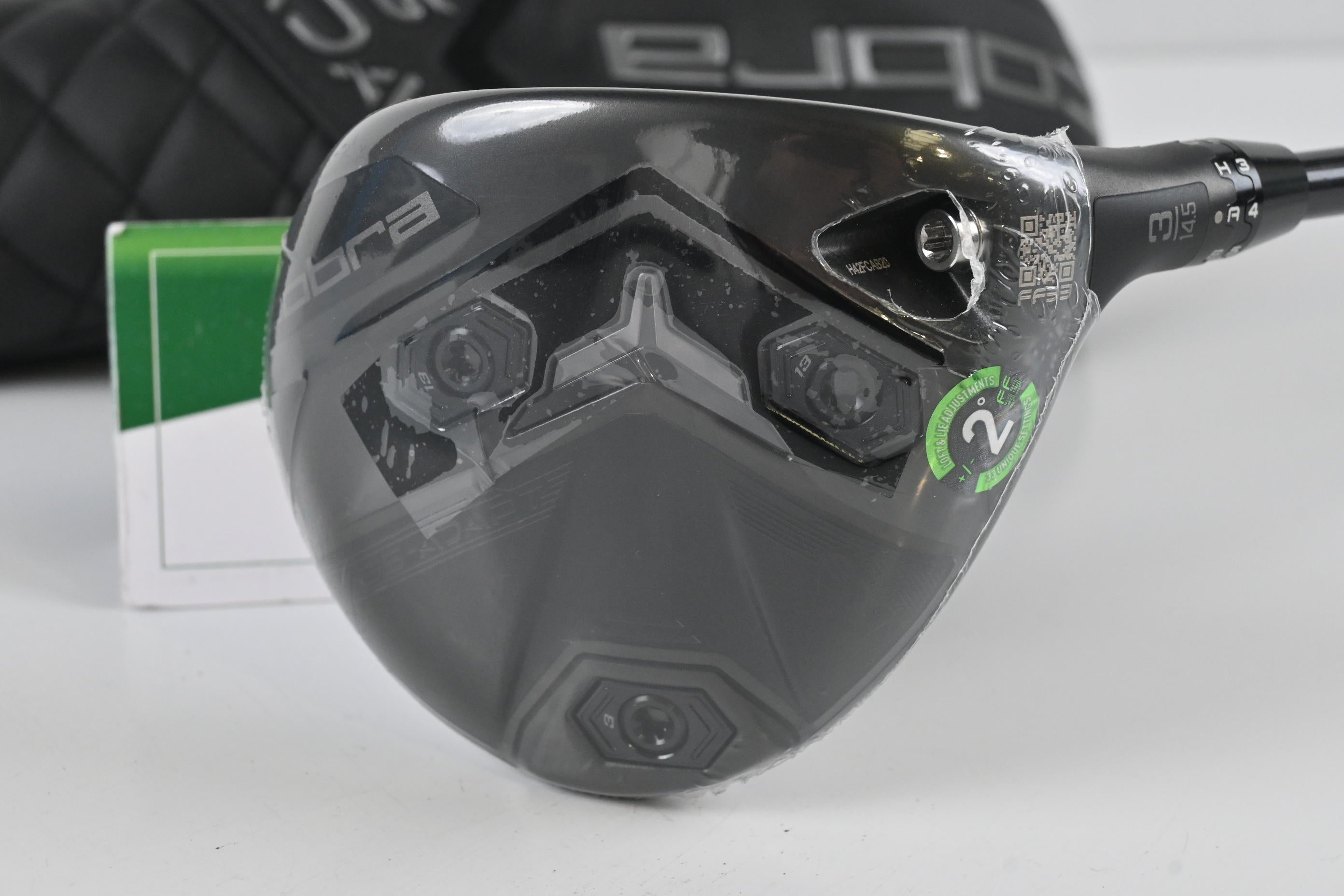 Cobra DS-Adapt LS Titanium #3 Wood / 14.5 Degree / Stiff Flex Denali Black 70