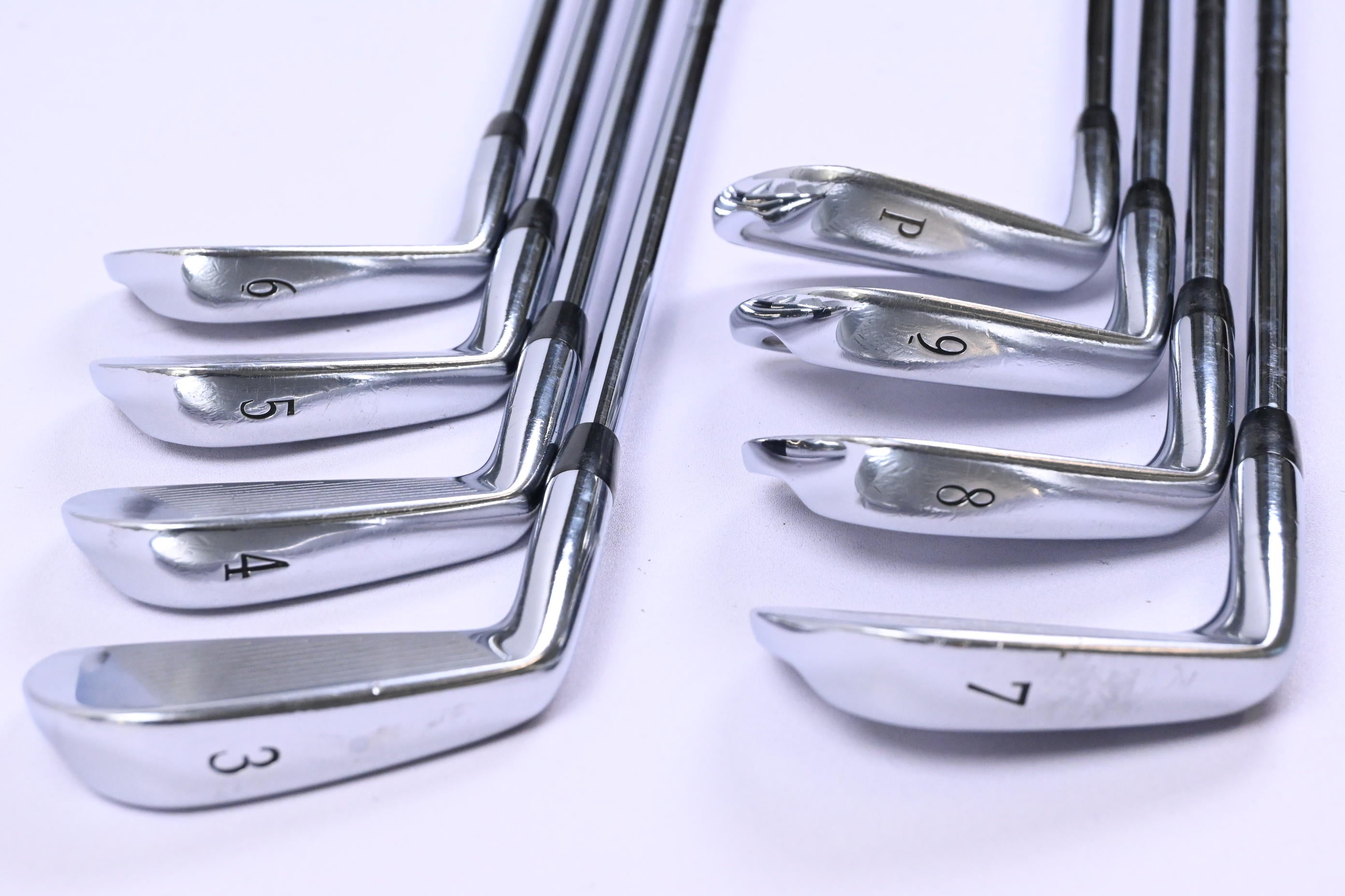 Mizuno MP-64 Irons / 3-PW / Stiff Flex Dynalite Gold XP Shafts