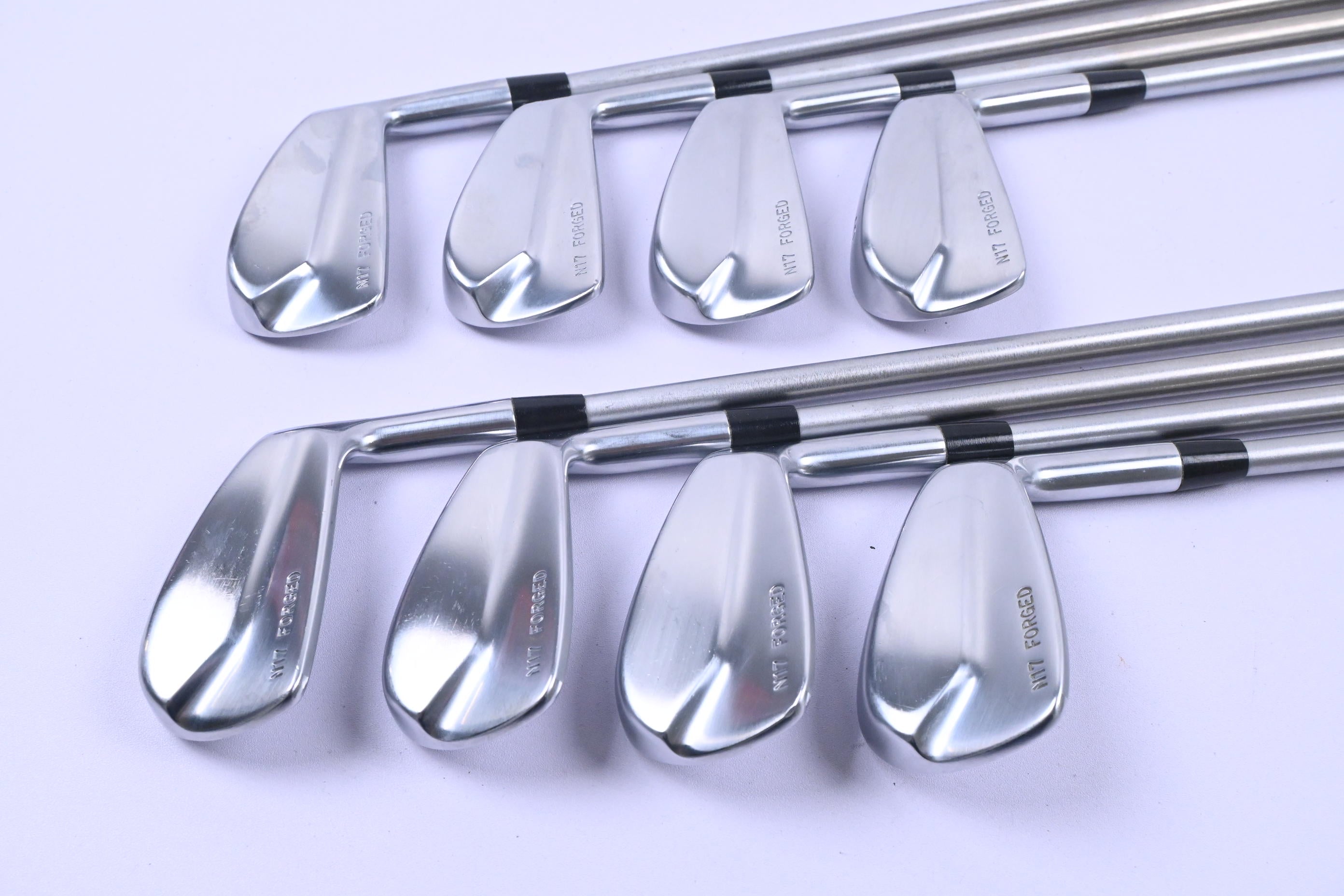 GeoTech N17 Forged Irons / 3-PW / X-Flex KBS Tour C-Taper 130 Shafts