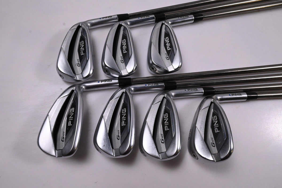 Ping G425 Irons / 5-PW+SW / Blue Dot / Stiff Flex UST Recoil ESX 780 Shafts