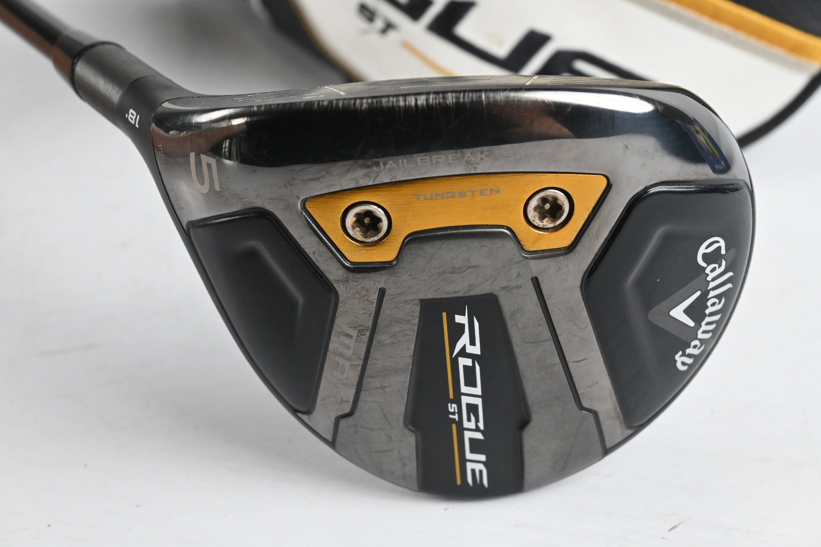 Left Hand Callaway Rogue ST Max #5 Wood / 18 Degree / Stiff Flex Tensei AV Blue