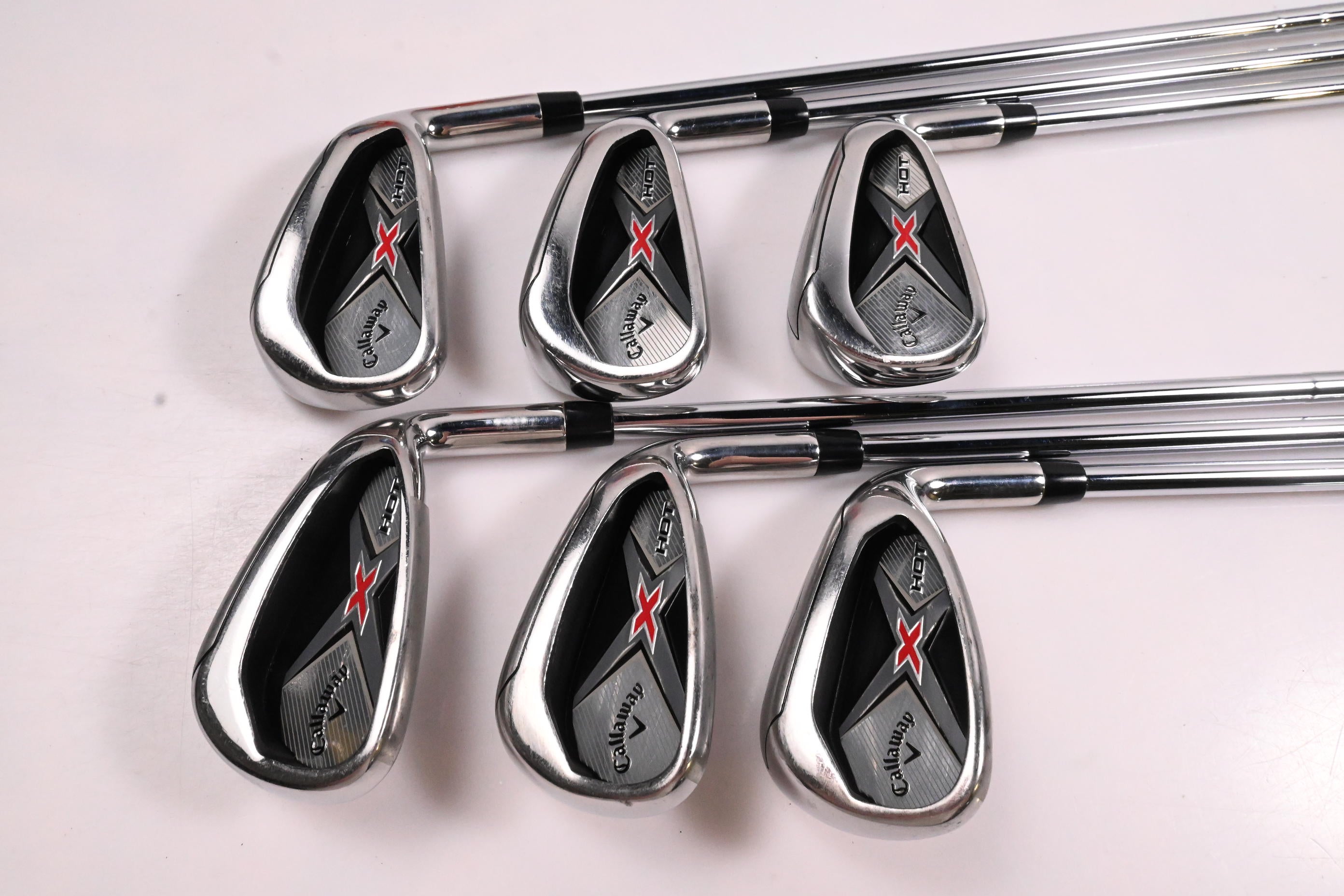 Callaway X Hot 2019 Irons / 5-PW / Stiff Flex XP 85 S300 Shafts