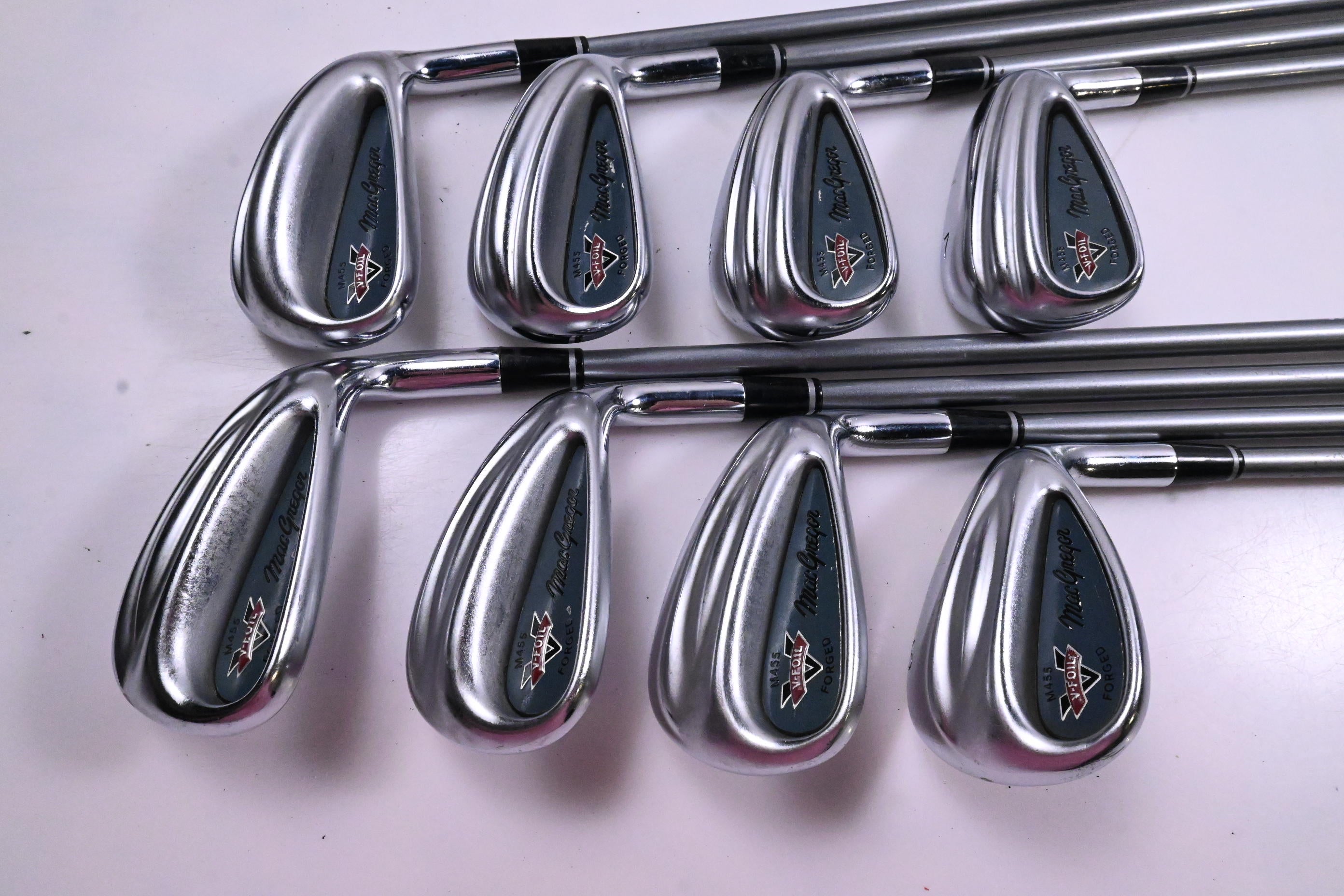 Ladies MacGregor M455 V-Foil Irons / 4-PW+SW / Ladies Flex MacGregor Shafts