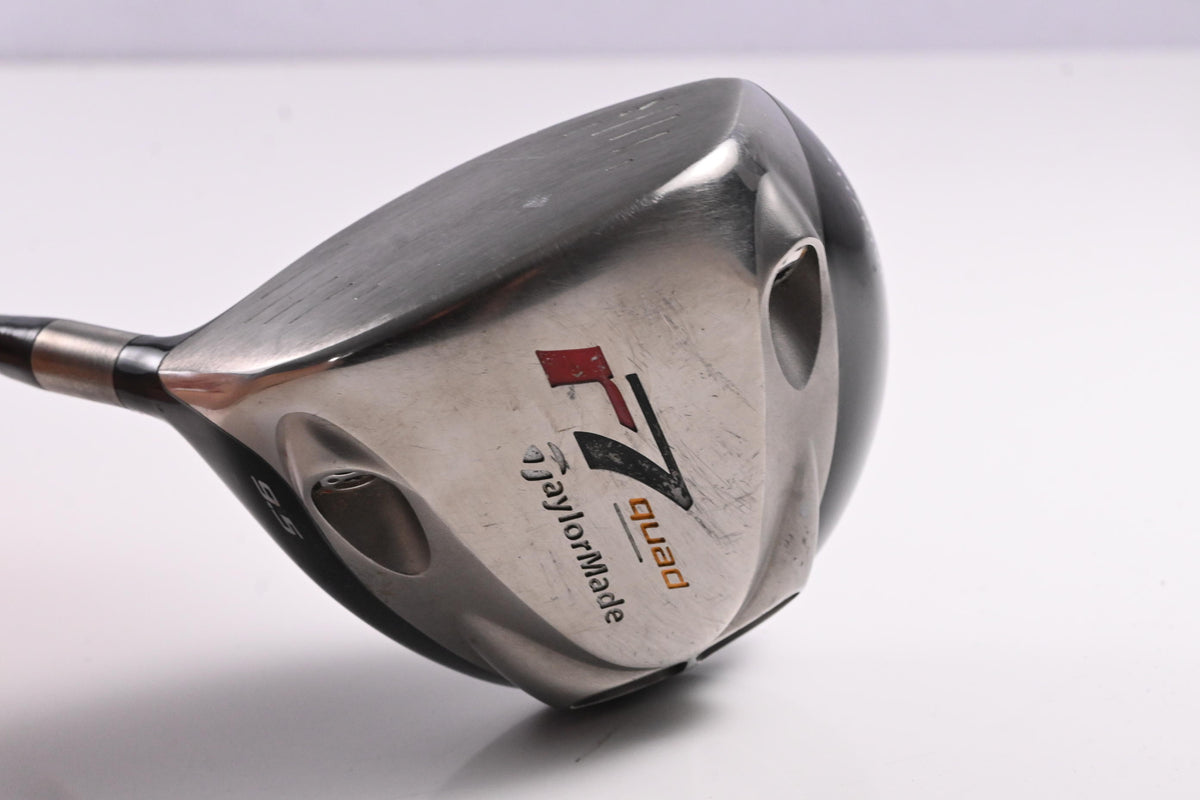 Left Hand Taylormade R7 Quad Driver / 9.5 Degree / Regular Flex Proforce Gold 65