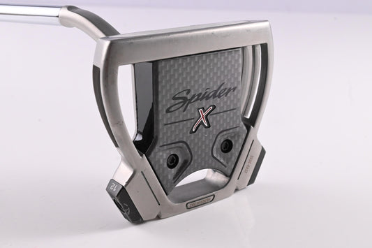 Left Hand Taylormade Spider X Hydro Blast Flow Neck Putter / 33 Inch